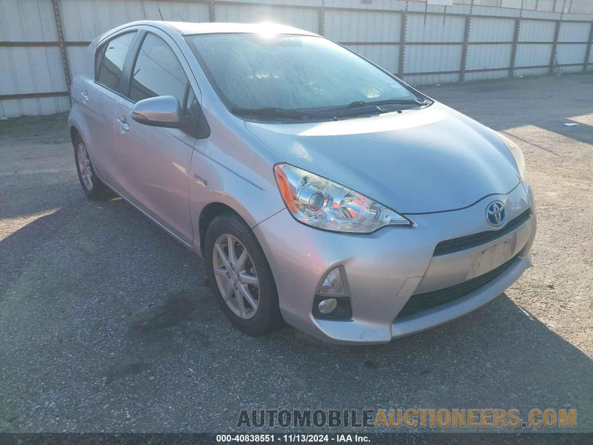 JTDKDTB37C1510964 TOYOTA PRIUS C 2012