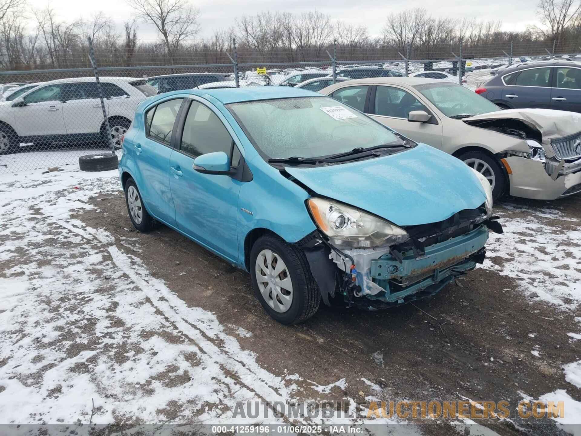 JTDKDTB37D1031641 TOYOTA PRIUS C 2013