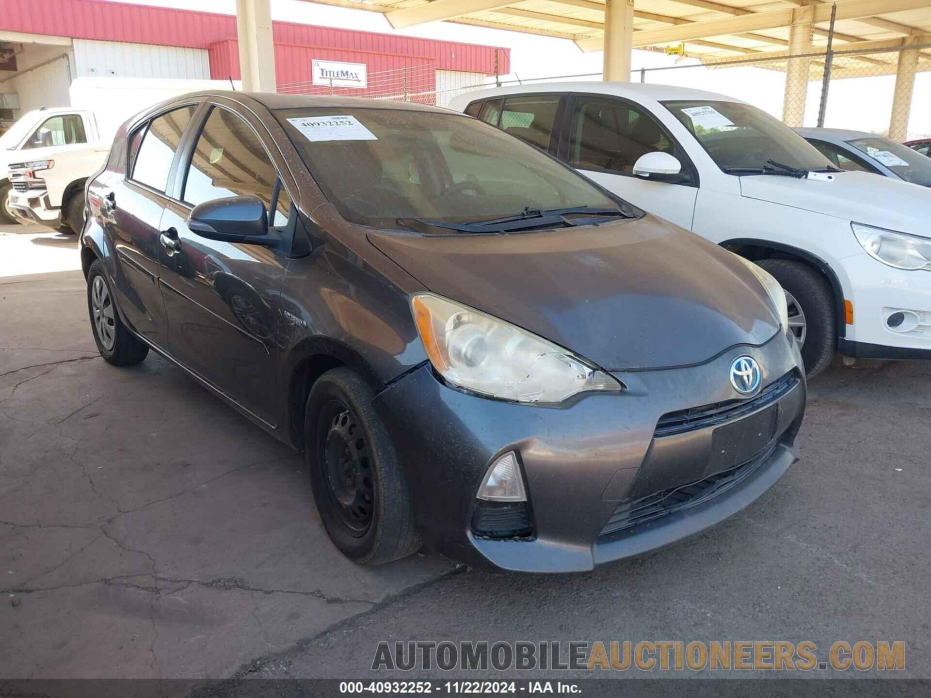 JTDKDTB37D1041246 TOYOTA PRIUS C 2013