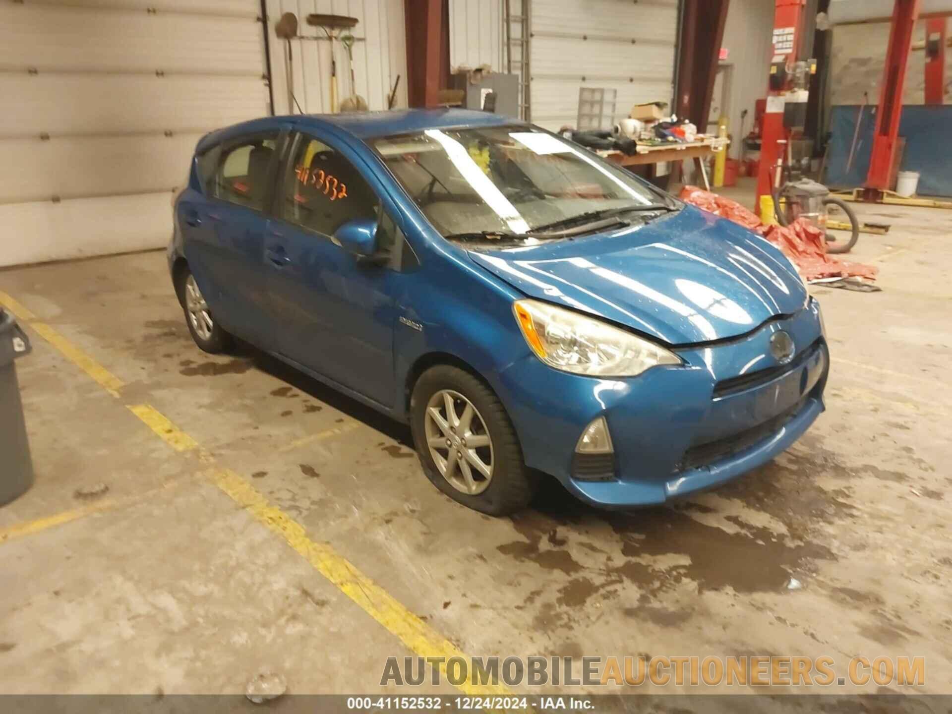 JTDKDTB37D1057141 TOYOTA PRIUS C 2013