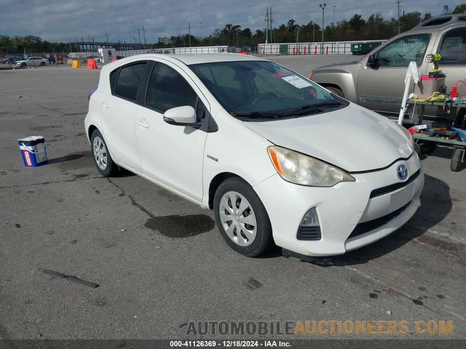 JTDKDTB37D1555209 TOYOTA PRIUS C 2013