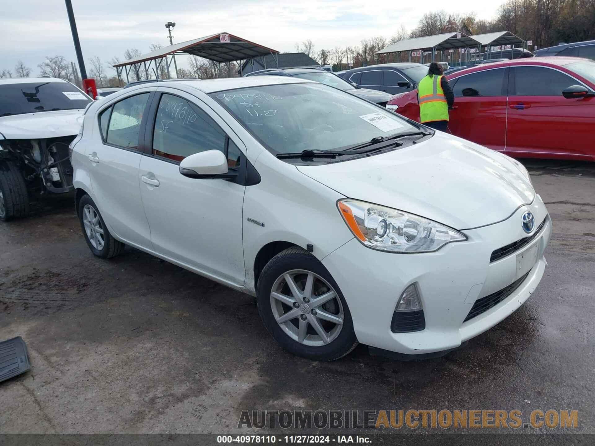 JTDKDTB37E1082705 TOYOTA PRIUS C 2014