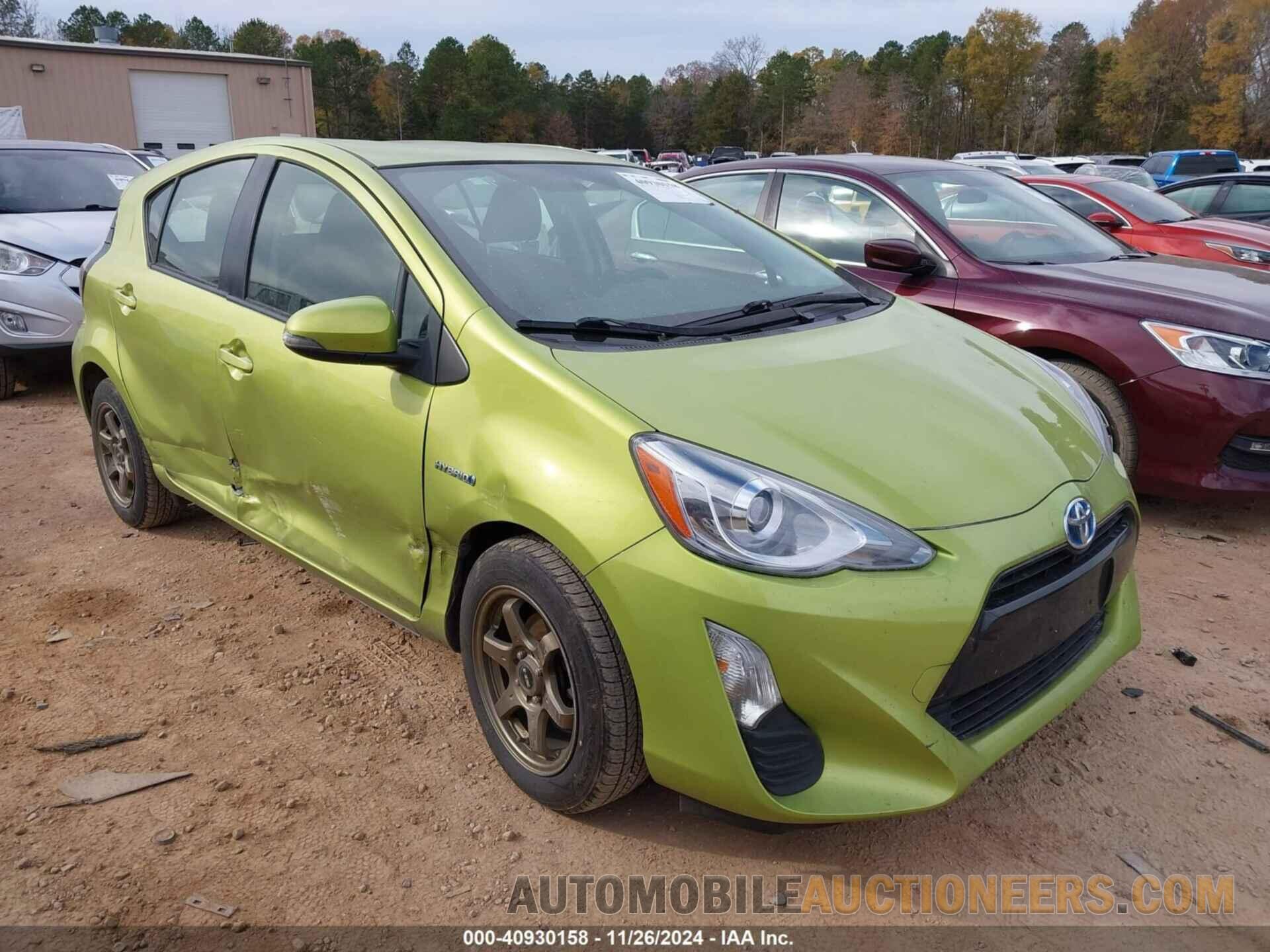 JTDKDTB37G1122395 TOYOTA PRIUS C 2016