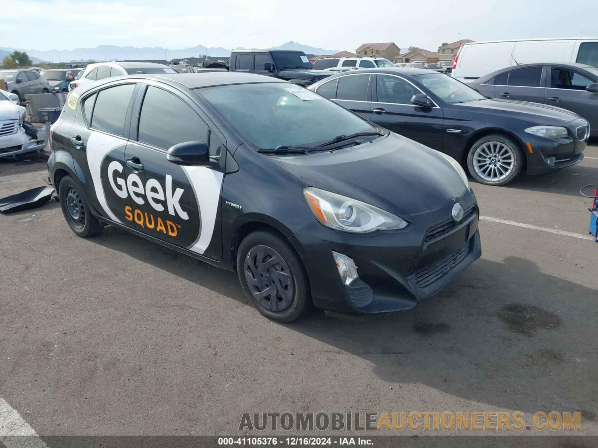 JTDKDTB37G1122400 TOYOTA PRIUS C 2016