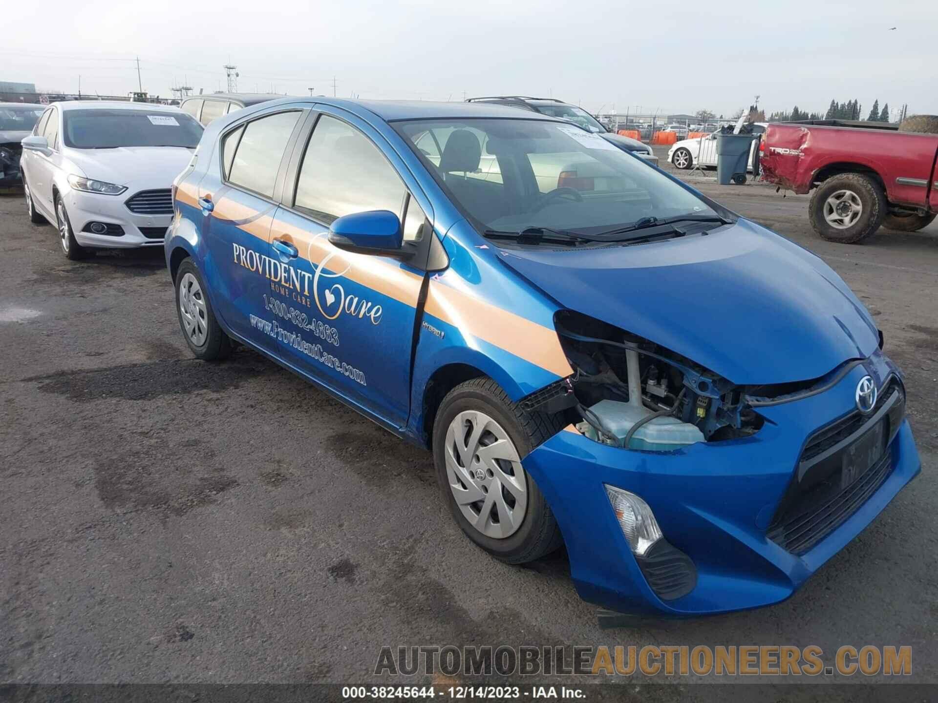 JTDKDTB37G1134627 TOYOTA PRIUS C 2016