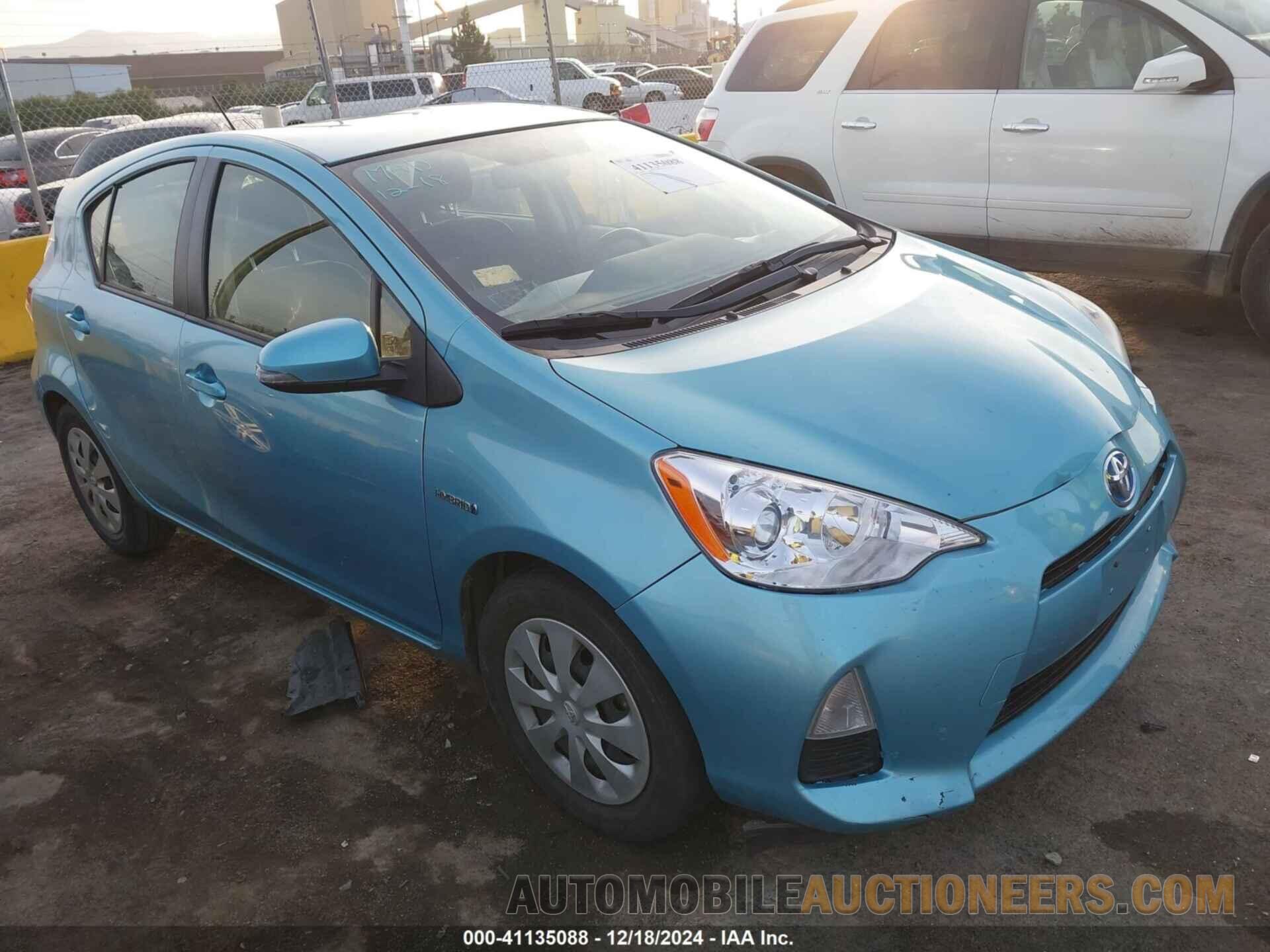 JTDKDTB38C1010599 TOYOTA PRIUS C 2012