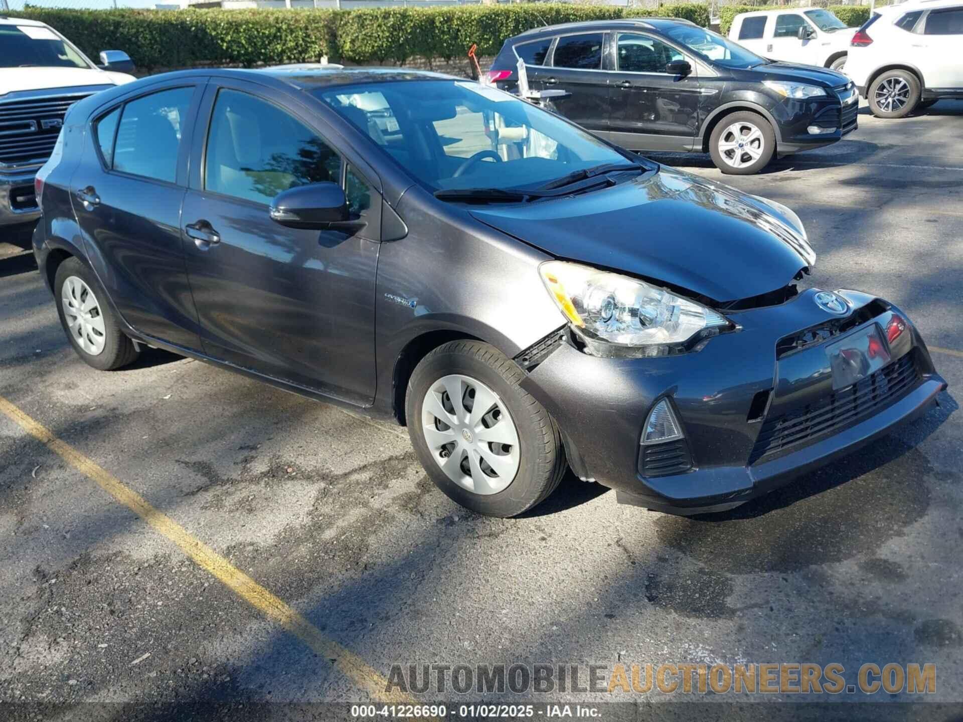 JTDKDTB38C1011588 TOYOTA PRIUS C 2012