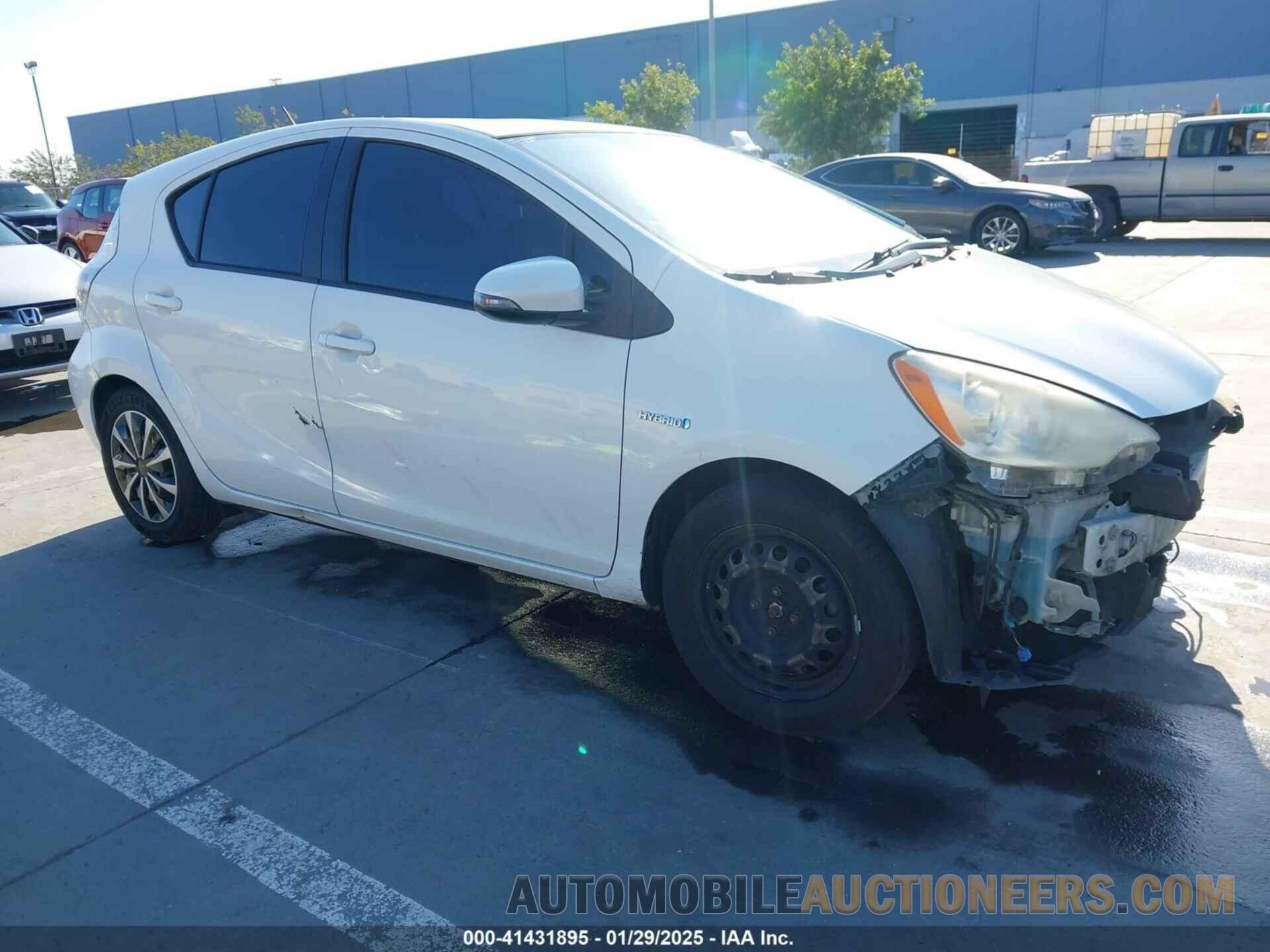 JTDKDTB38C1016676 TOYOTA PRIUS C 2012