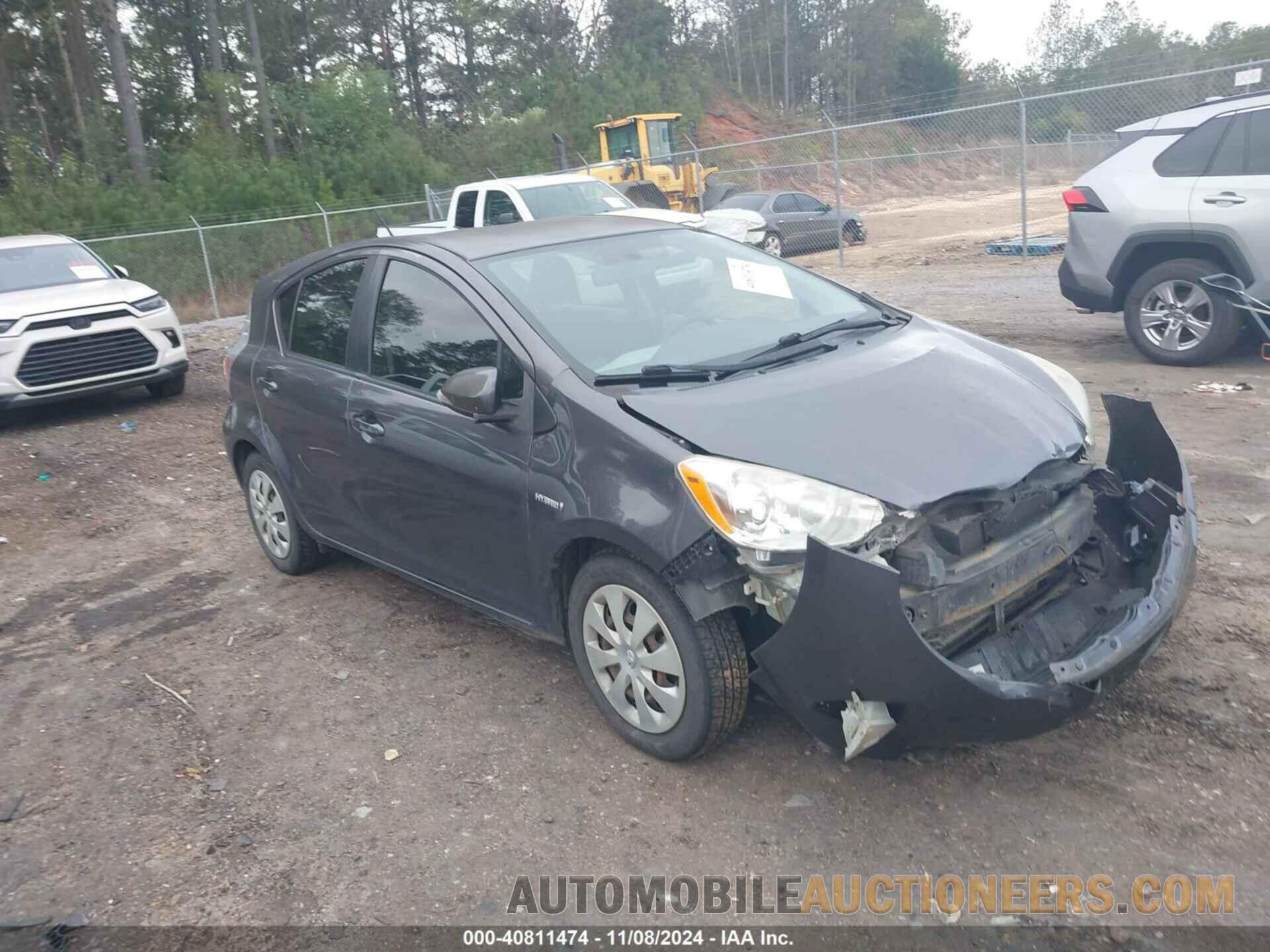 JTDKDTB38C1526932 TOYOTA PRIUS C 2012