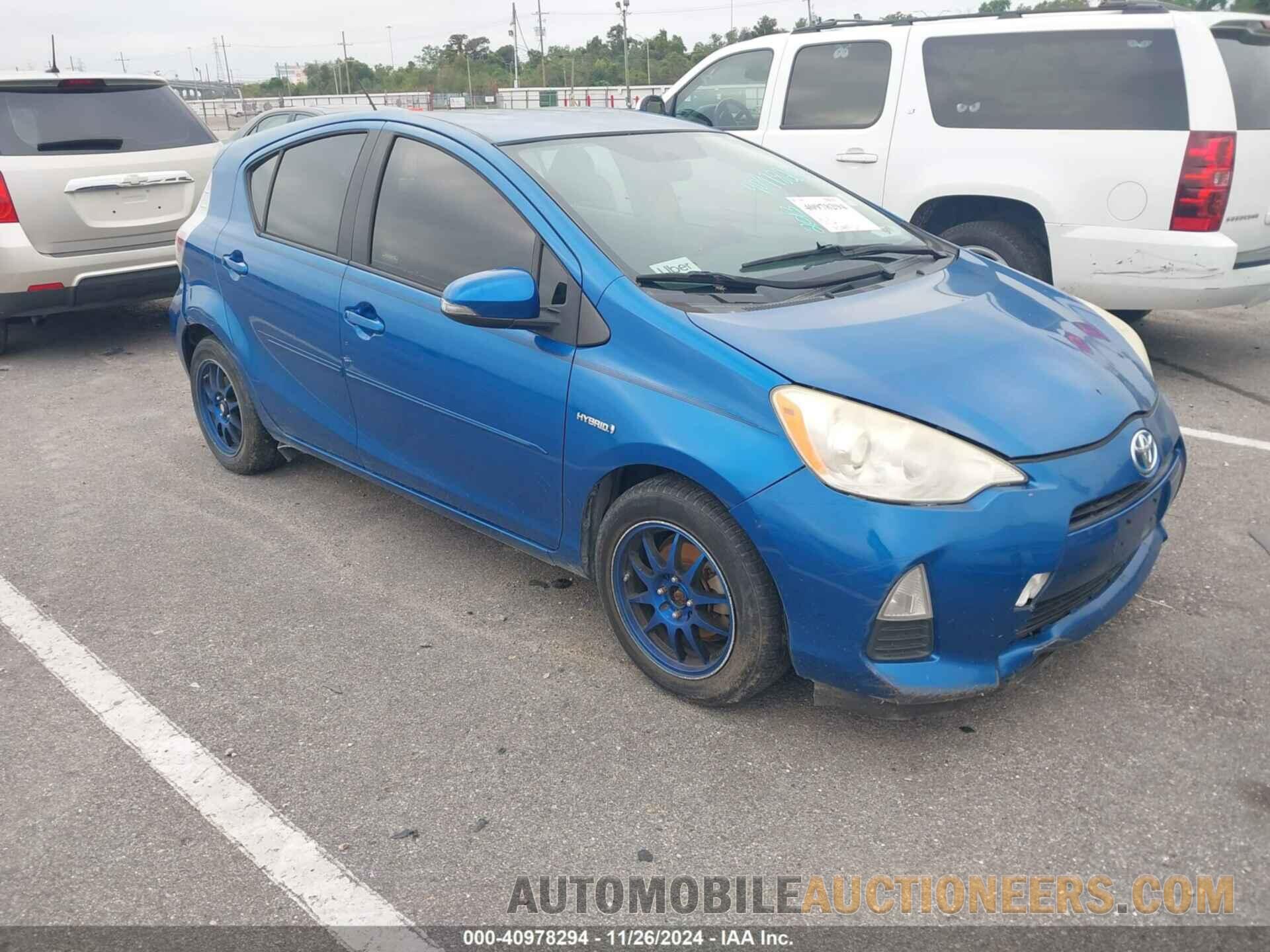 JTDKDTB38D1045516 TOYOTA PRIUS C 2013