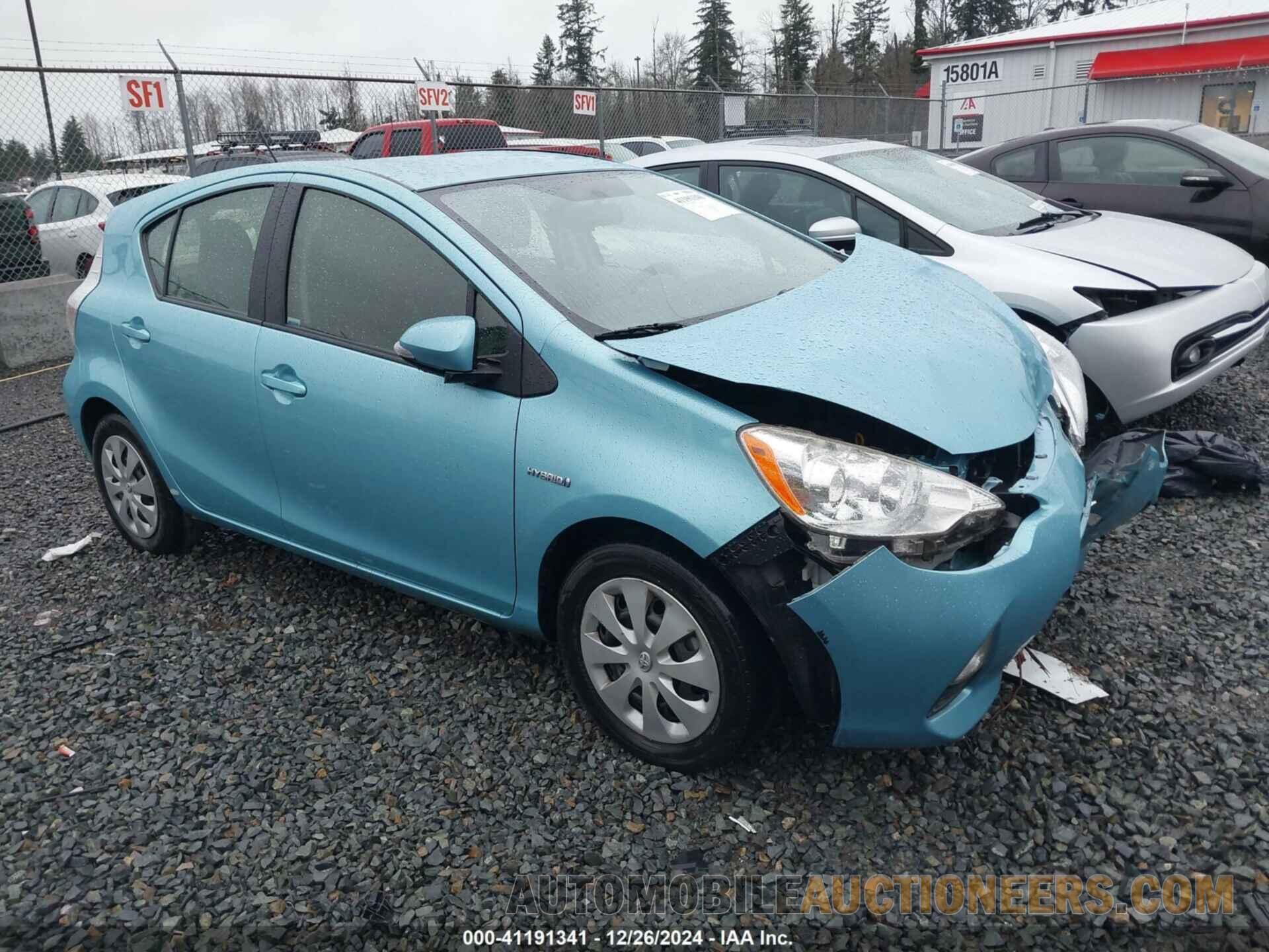 JTDKDTB38D1051302 TOYOTA PRIUS C 2013