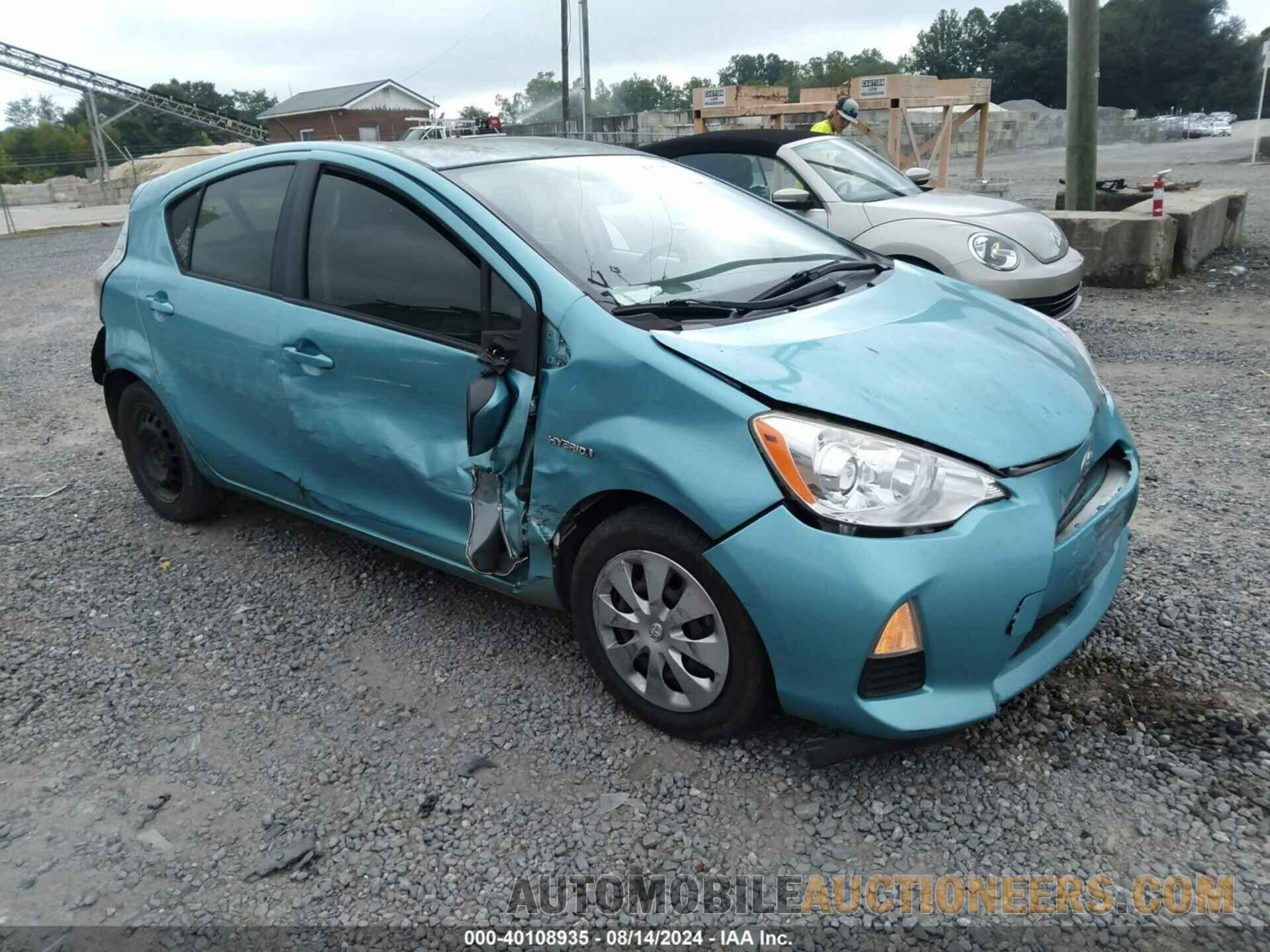 JTDKDTB38E1083264 TOYOTA PRIUS C 2014