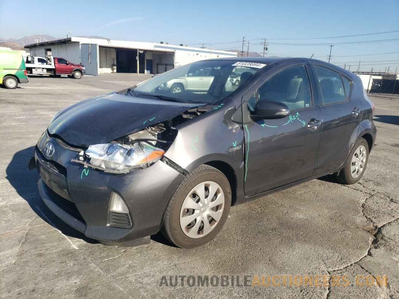 JTDKDTB38E1572814 TOYOTA PRIUS 2014