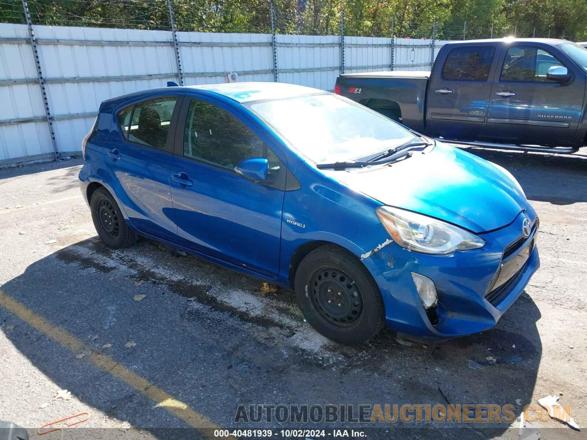 JTDKDTB38F1087106 TOYOTA PRIUS C 2015