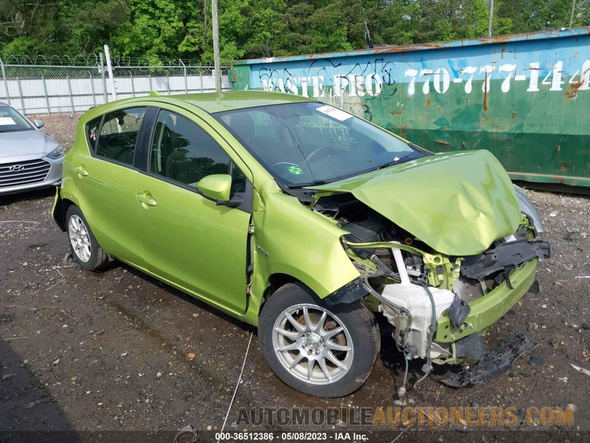 JTDKDTB38F1108441 TOYOTA PRIUS C 2015