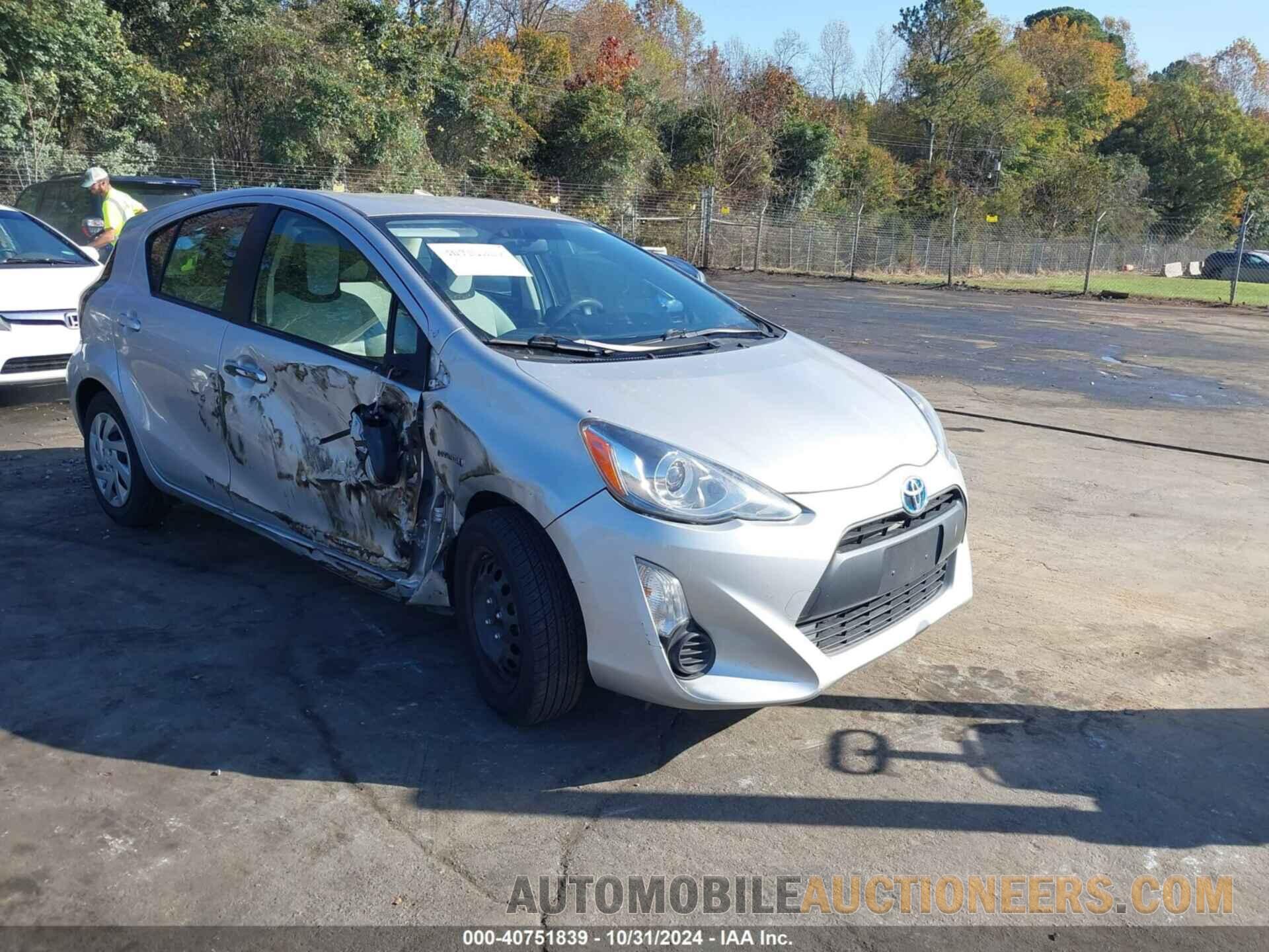 JTDKDTB38F1585144 TOYOTA PRIUS C 2015