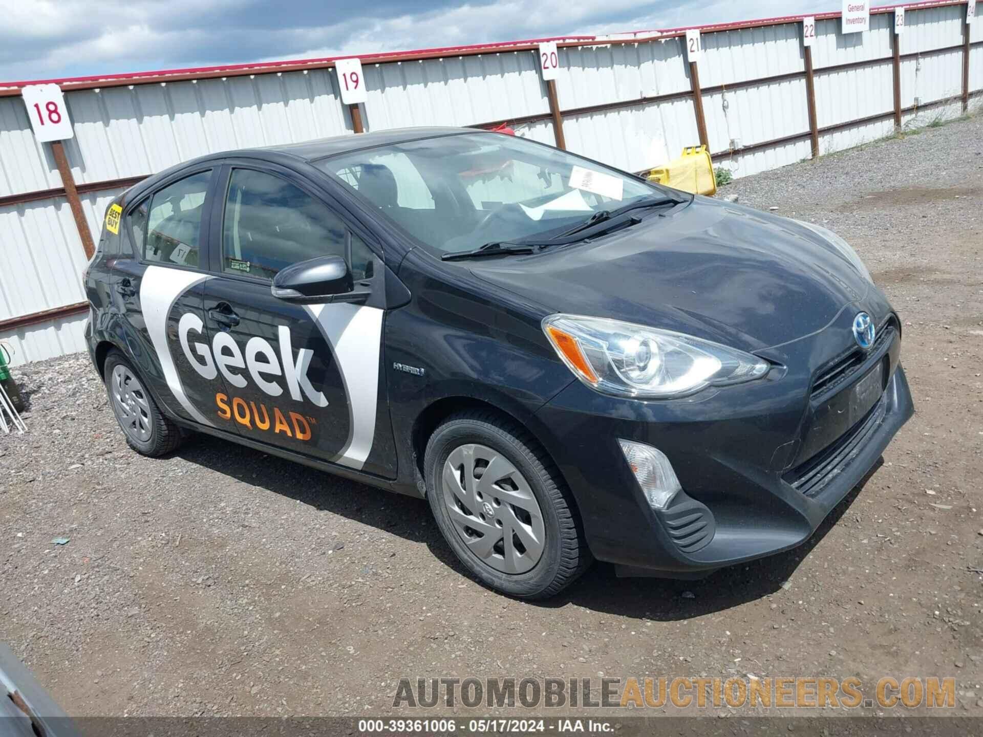 JTDKDTB38G1120011 TOYOTA PRIUS C 2016