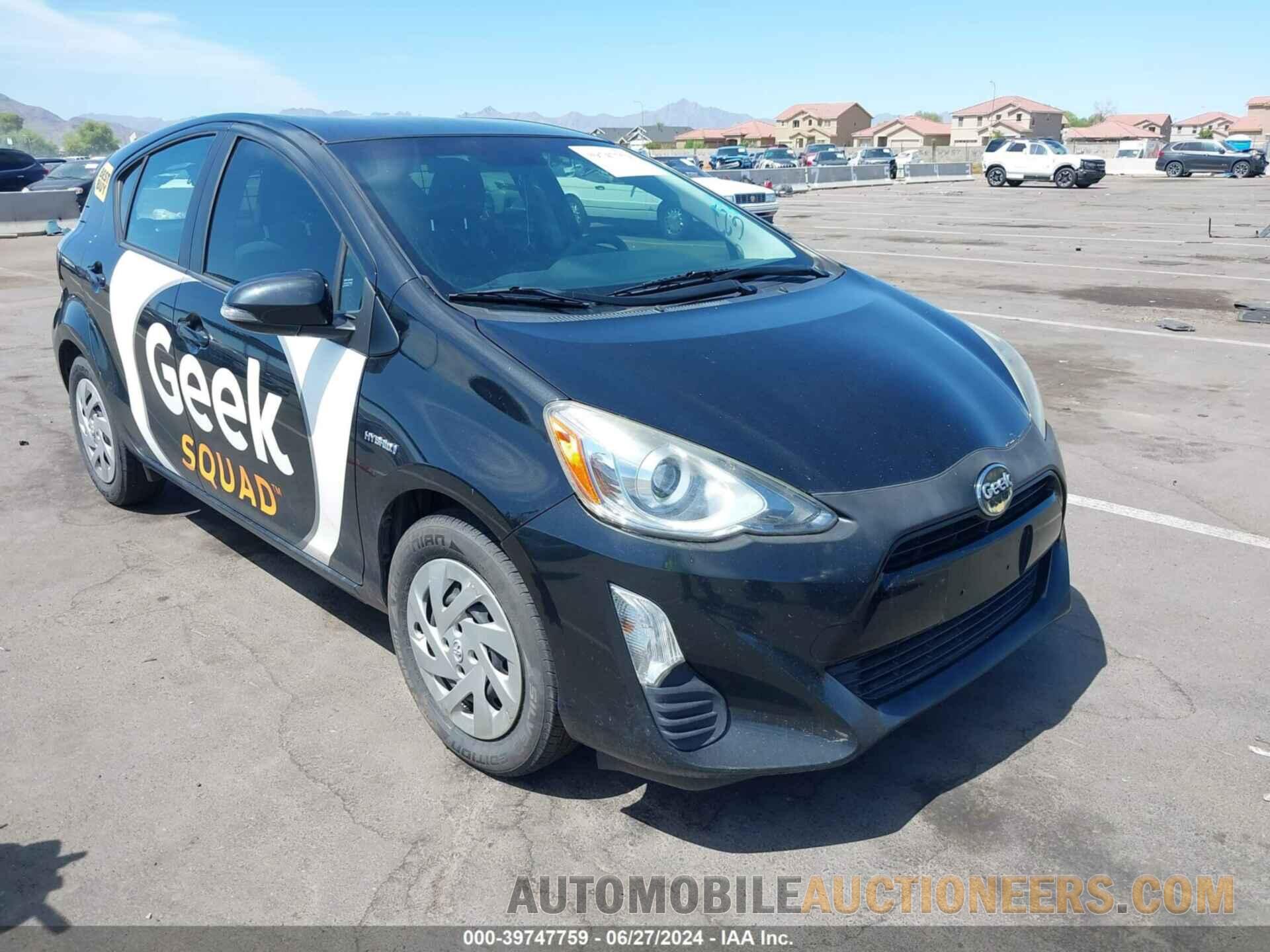 JTDKDTB38G1124964 TOYOTA PRIUS C 2016