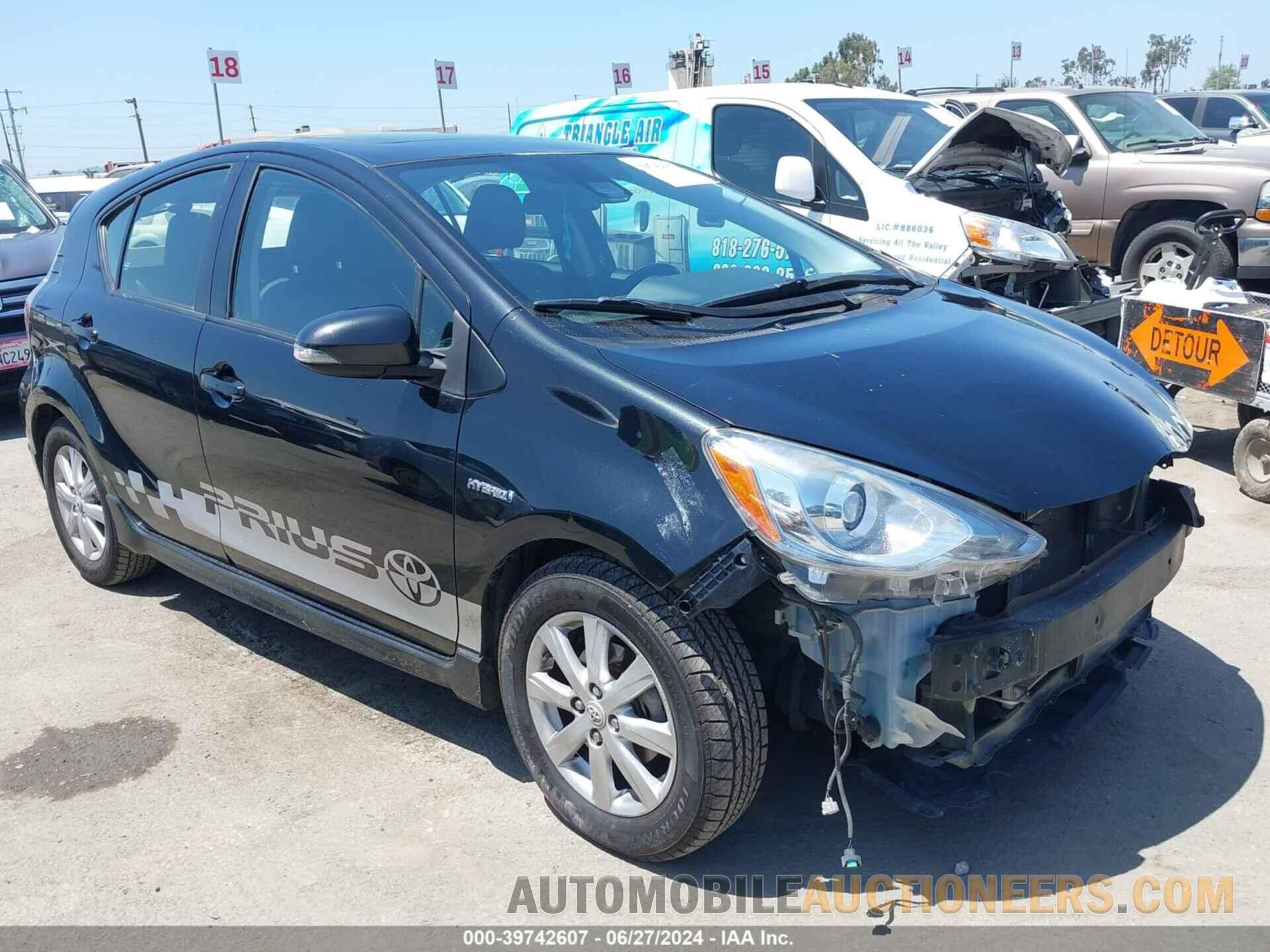 JTDKDTB38H1592436 TOYOTA PRIUS C 2017