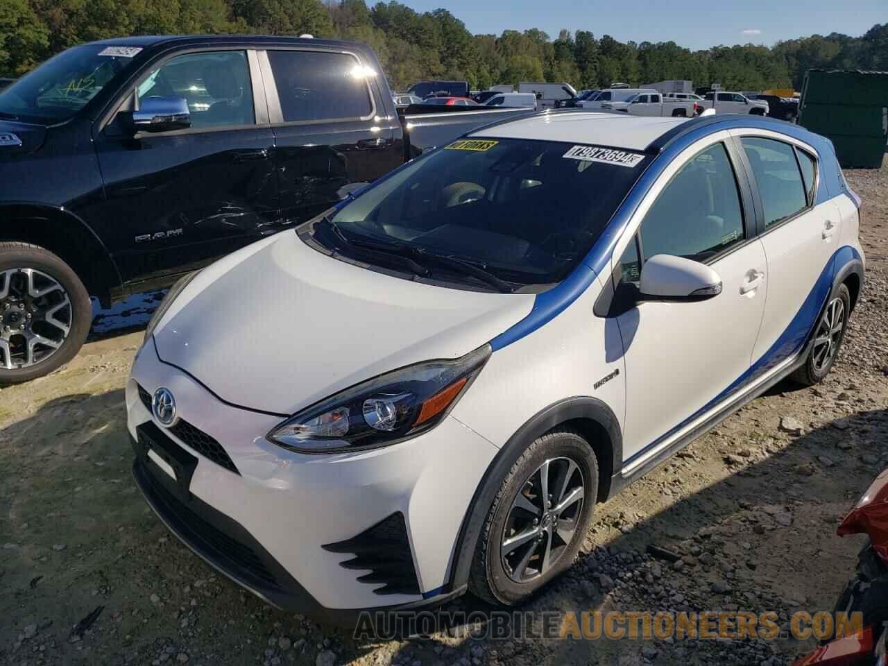 JTDKDTB38J1615459 TOYOTA PRIUS 2018