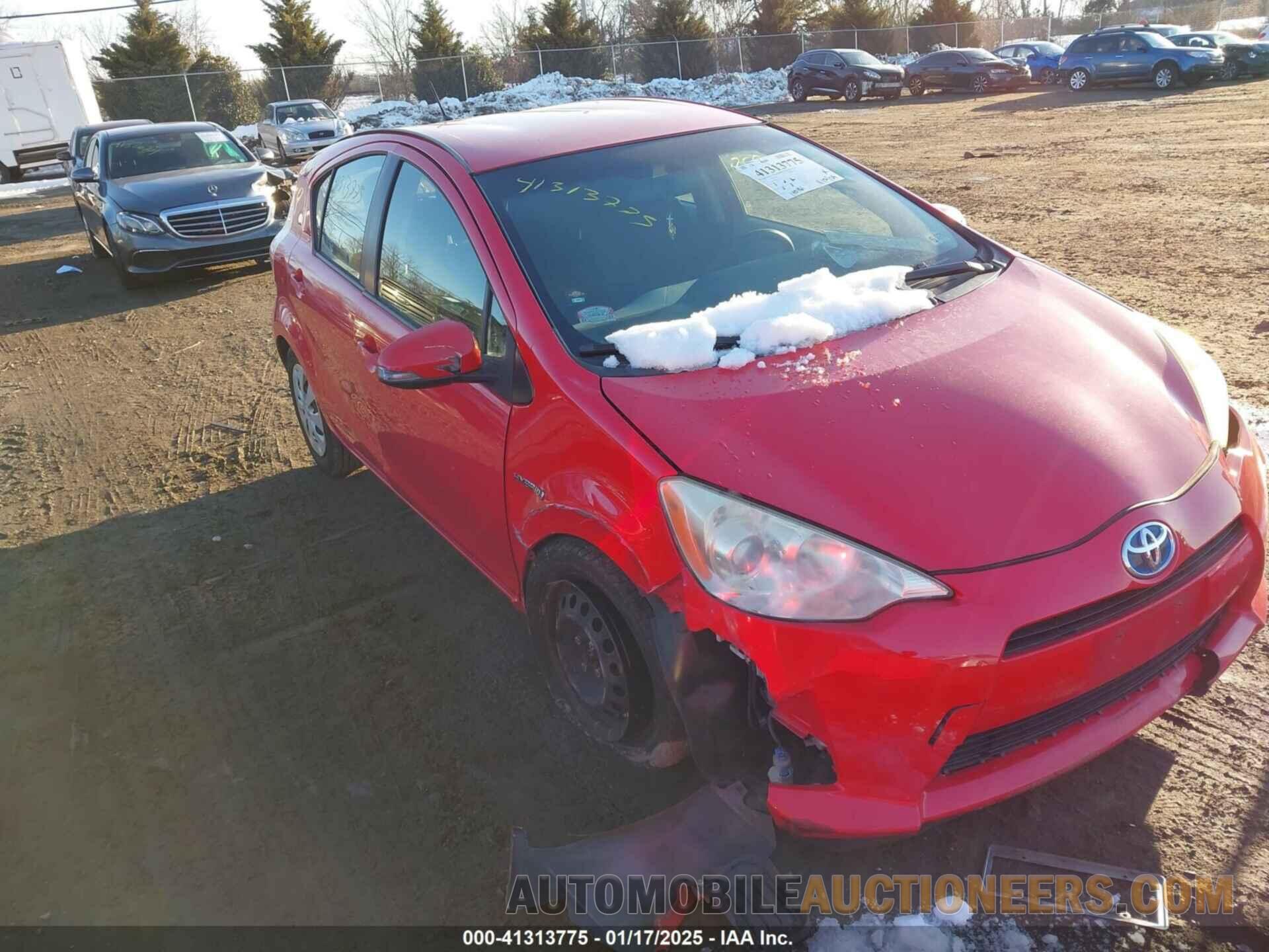 JTDKDTB39C1504390 TOYOTA PRIUS C 2012