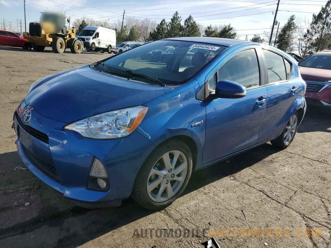 JTDKDTB39E1075965 TOYOTA PRIUS 2014