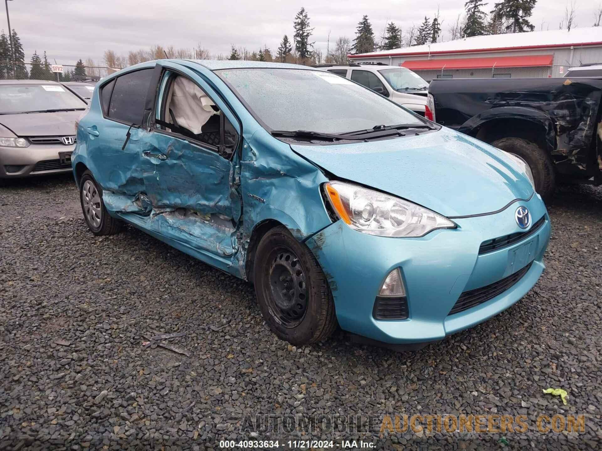 JTDKDTB39E1081460 TOYOTA PRIUS C 2014