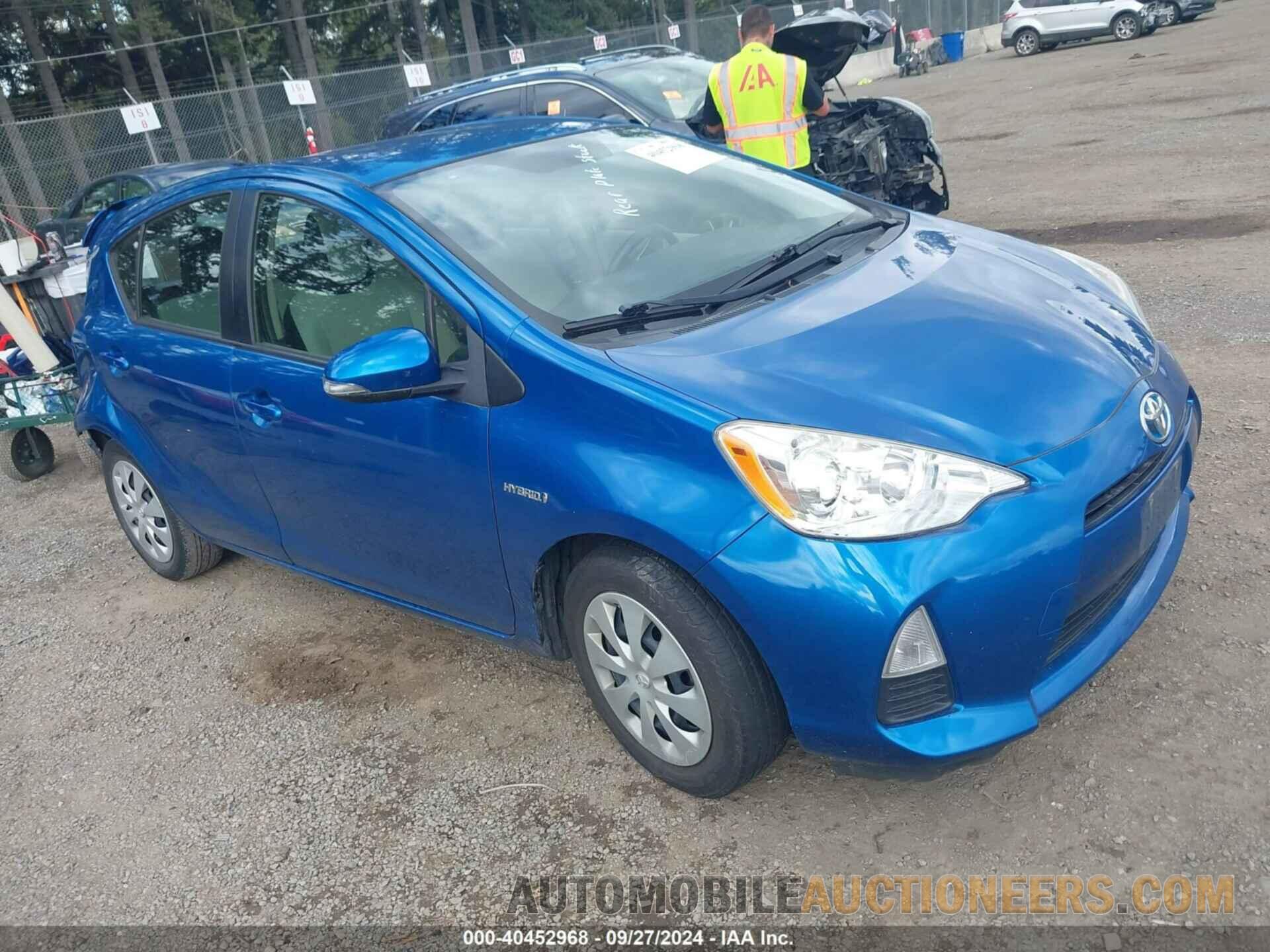 JTDKDTB39E1568660 TOYOTA PRIUS C 2014