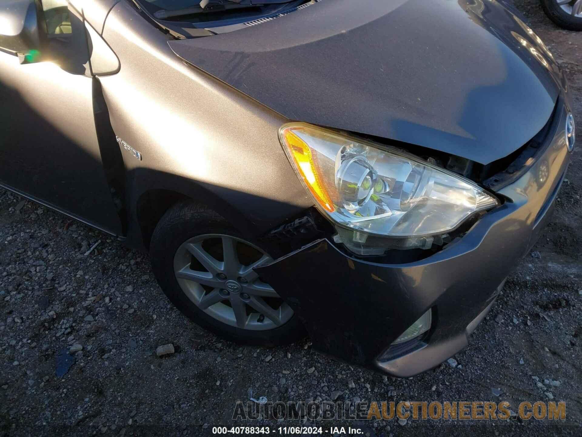 JTDKDTB39E1570814 TOYOTA PRIUS C 2014