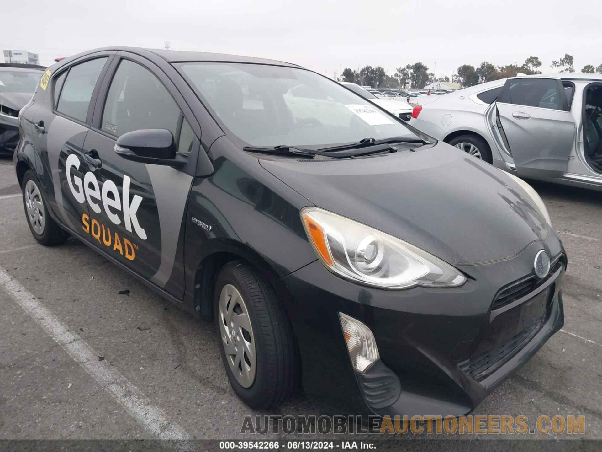 JTDKDTB39G1124908 TOYOTA PRIUS C 2016