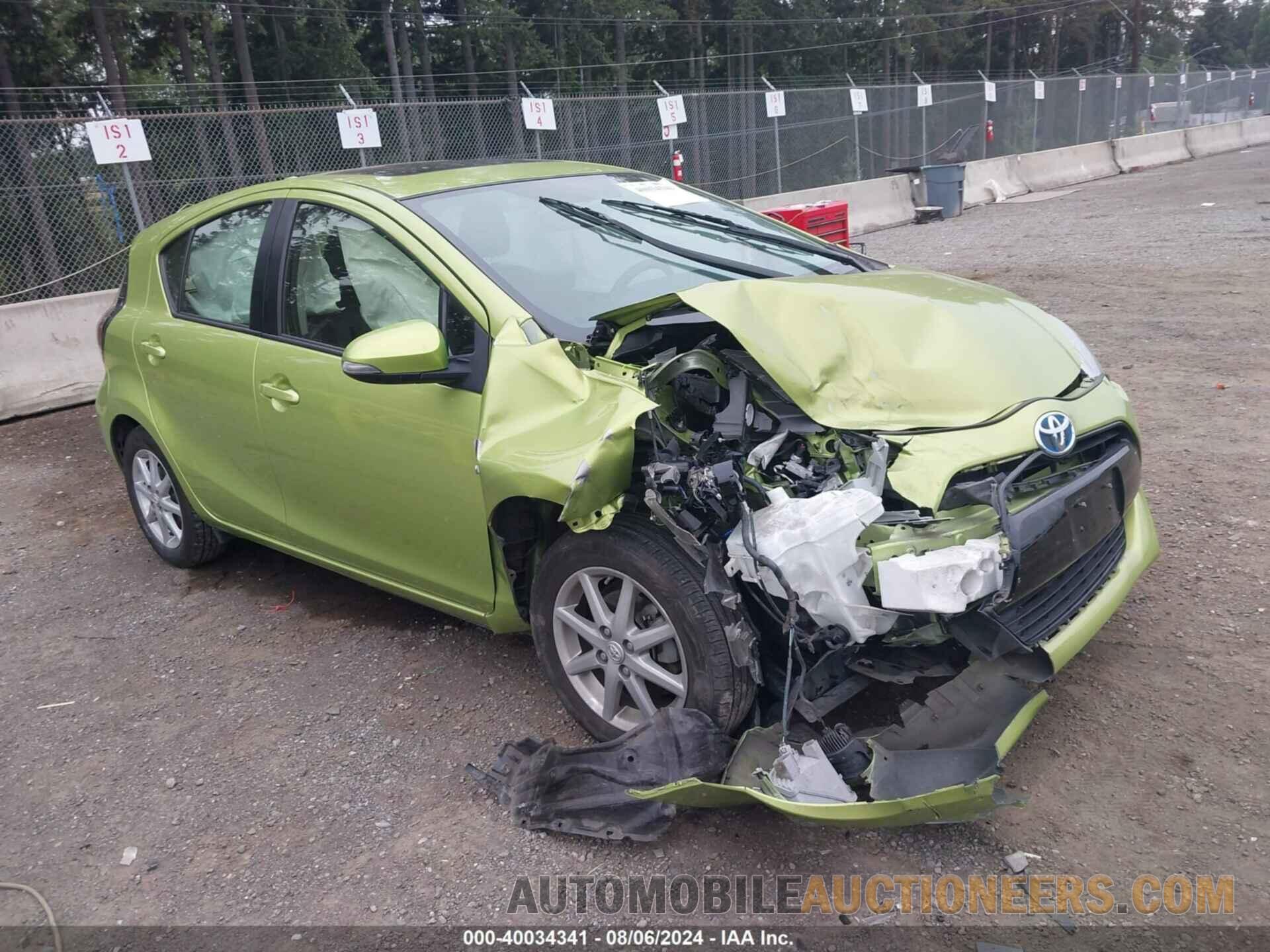 JTDKDTB39G1130367 TOYOTA PRIUS C 2016