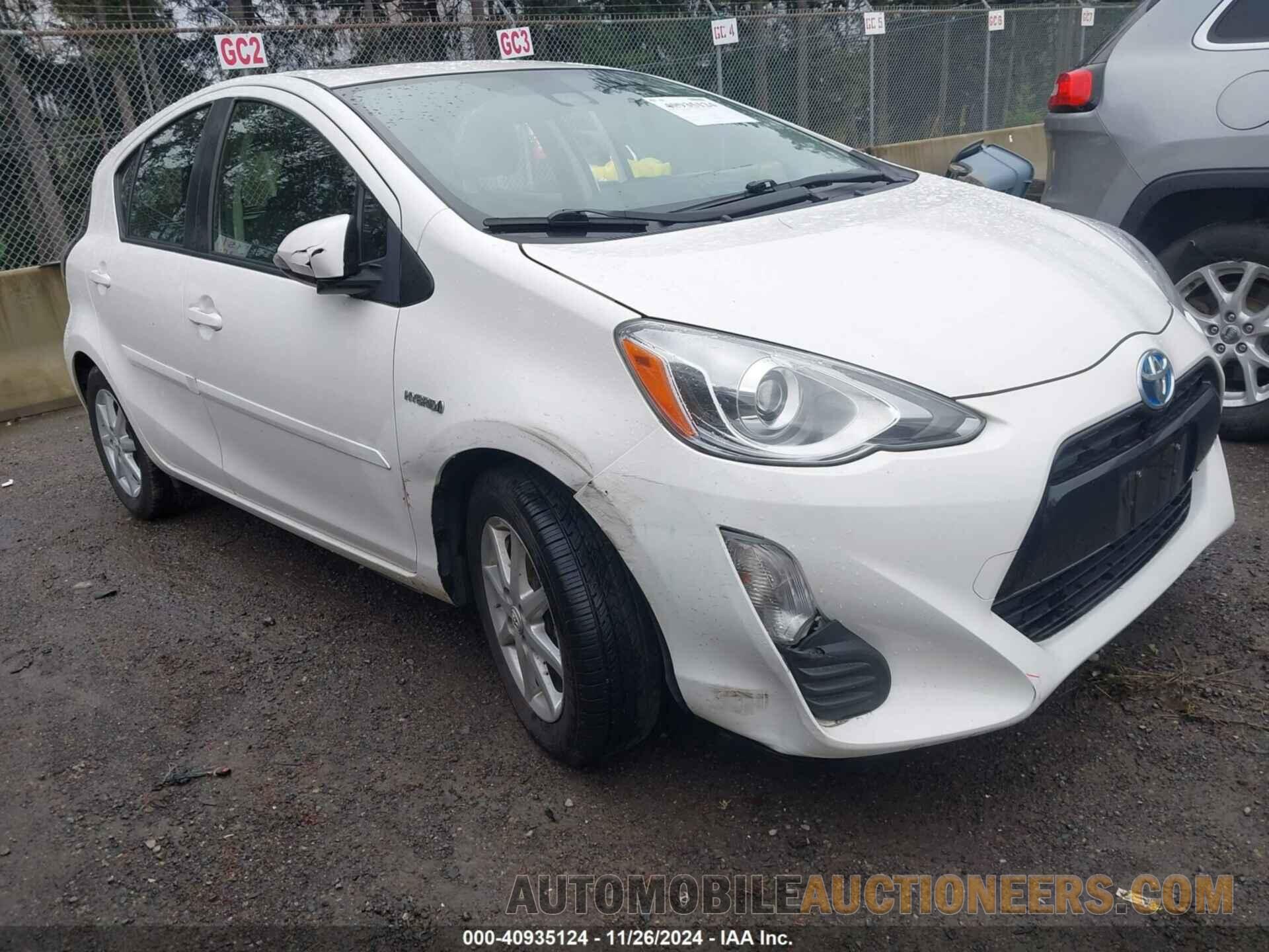 JTDKDTB39G1132412 TOYOTA PRIUS C 2016