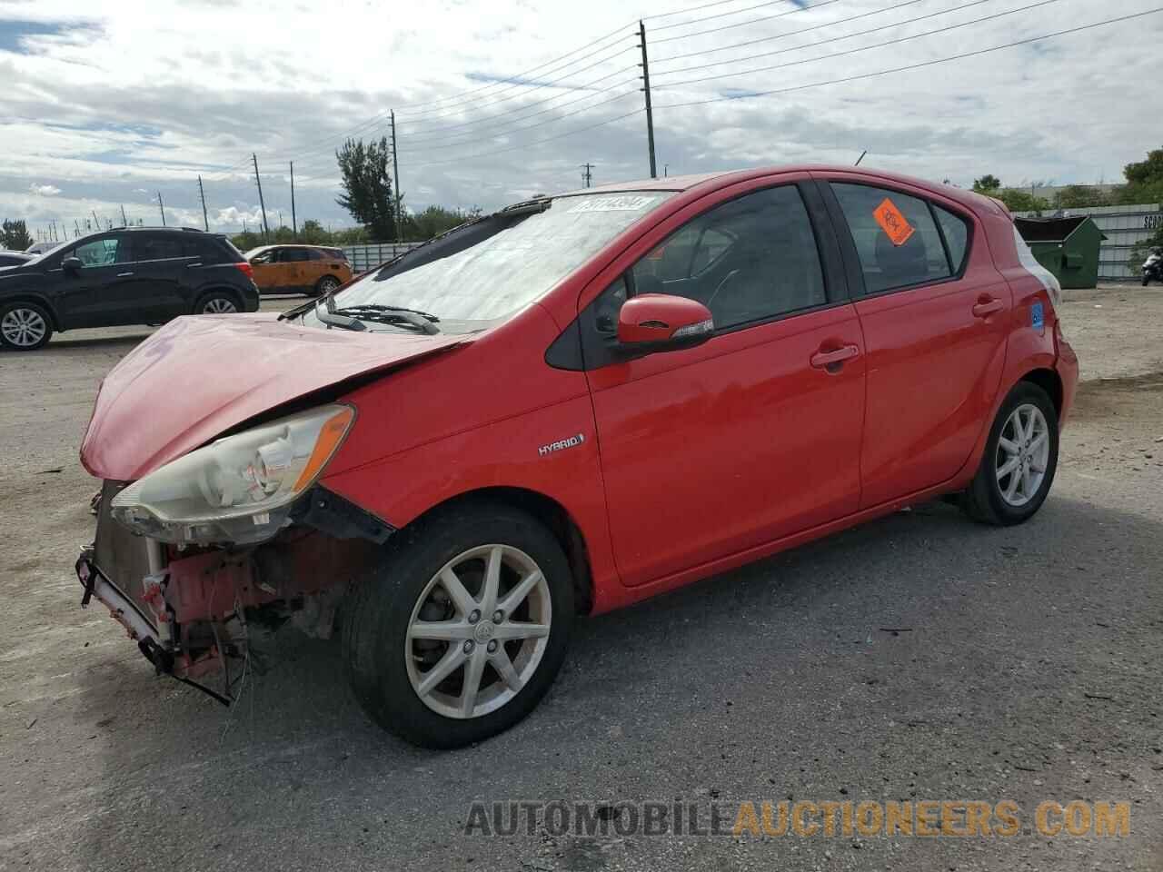 JTDKDTB3XC1013696 TOYOTA PRIUS 2012