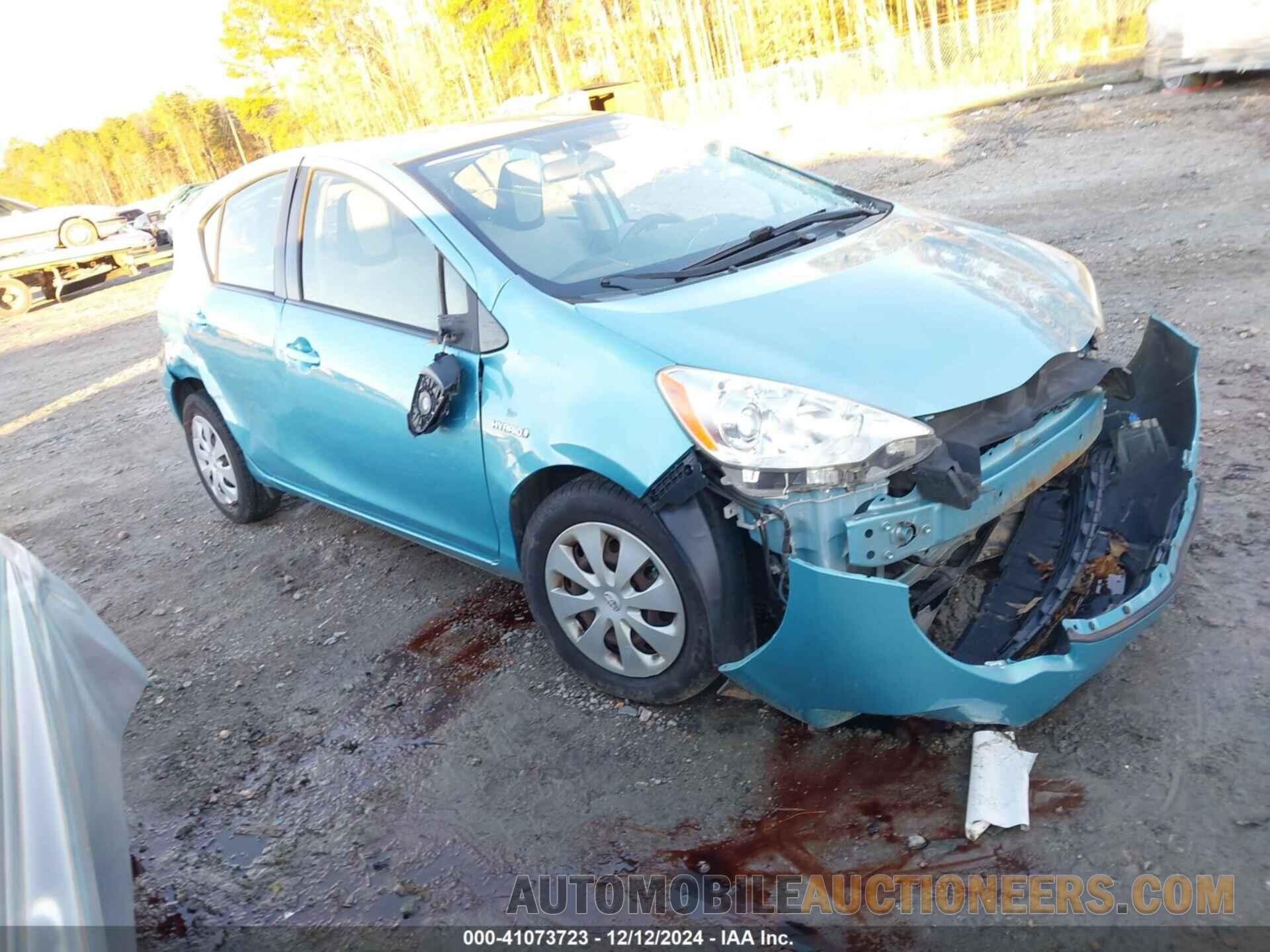 JTDKDTB3XD1050412 TOYOTA PRIUS C 2013