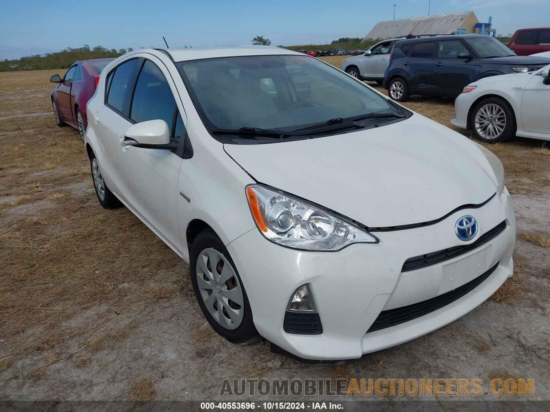 JTDKDTB3XD1545483 TOYOTA PRIUS C 2013