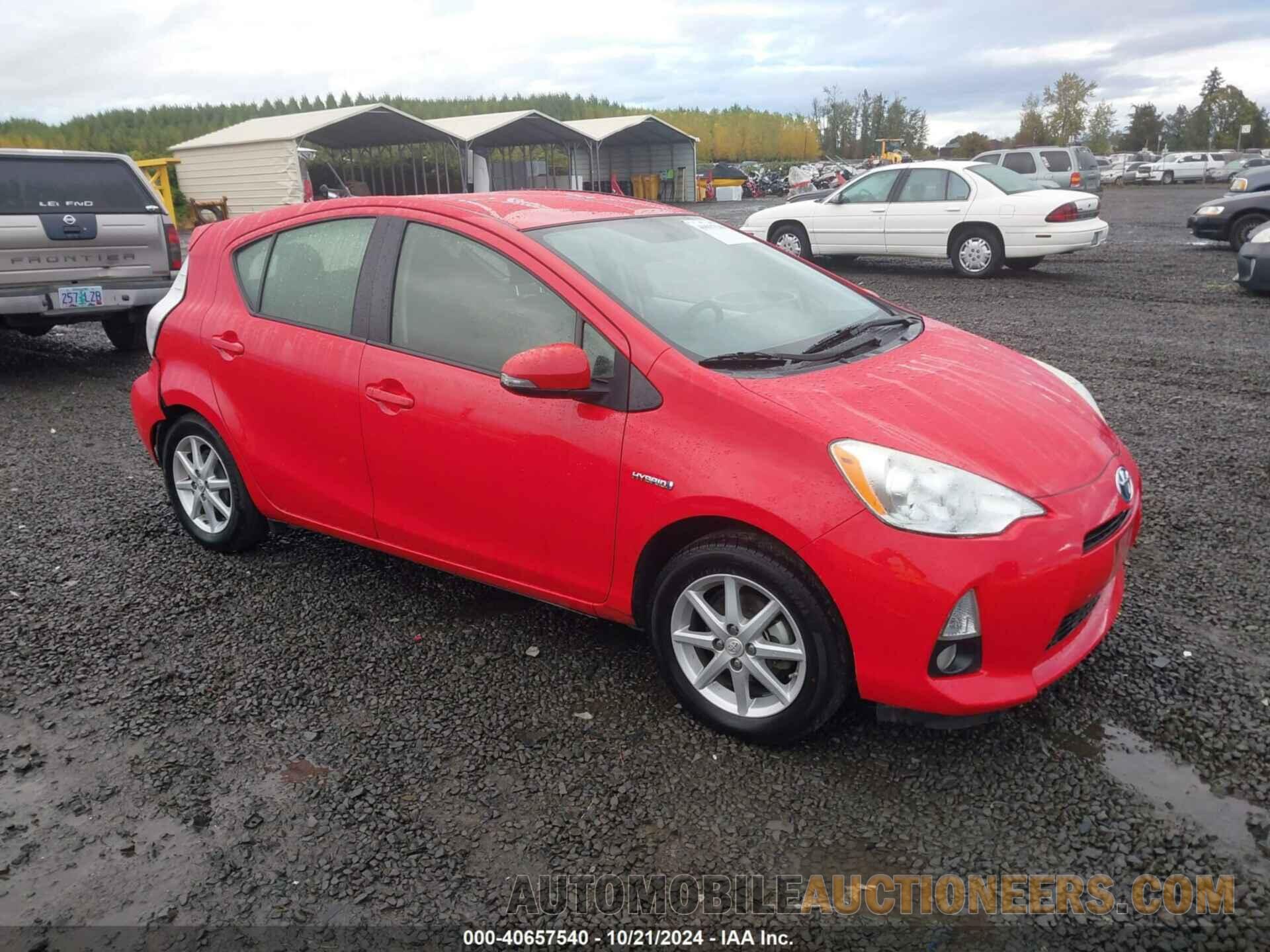 JTDKDTB3XE1566562 TOYOTA PRIUS C 2014