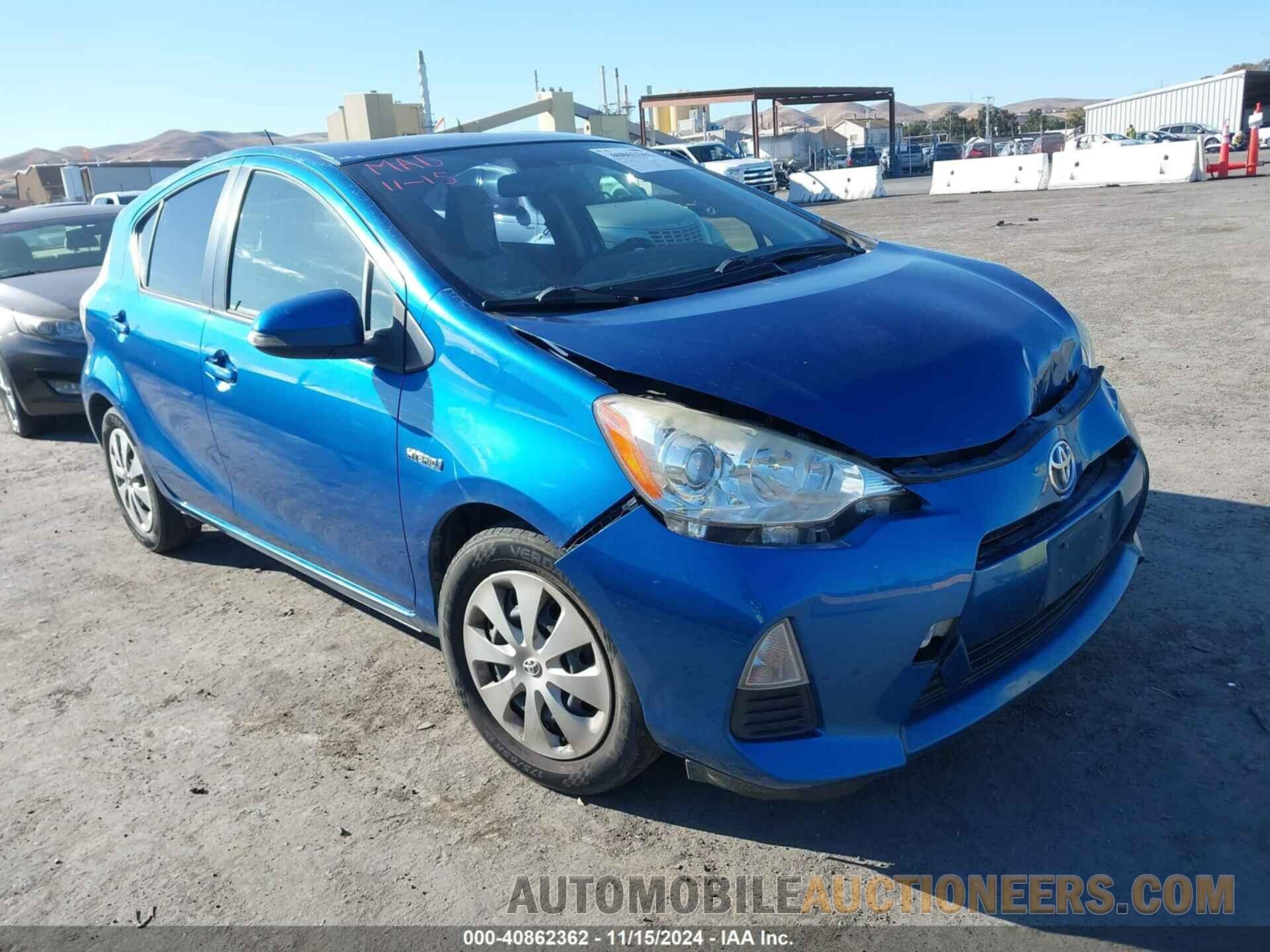 JTDKDTB3XE1571082 TOYOTA PRIUS C 2014