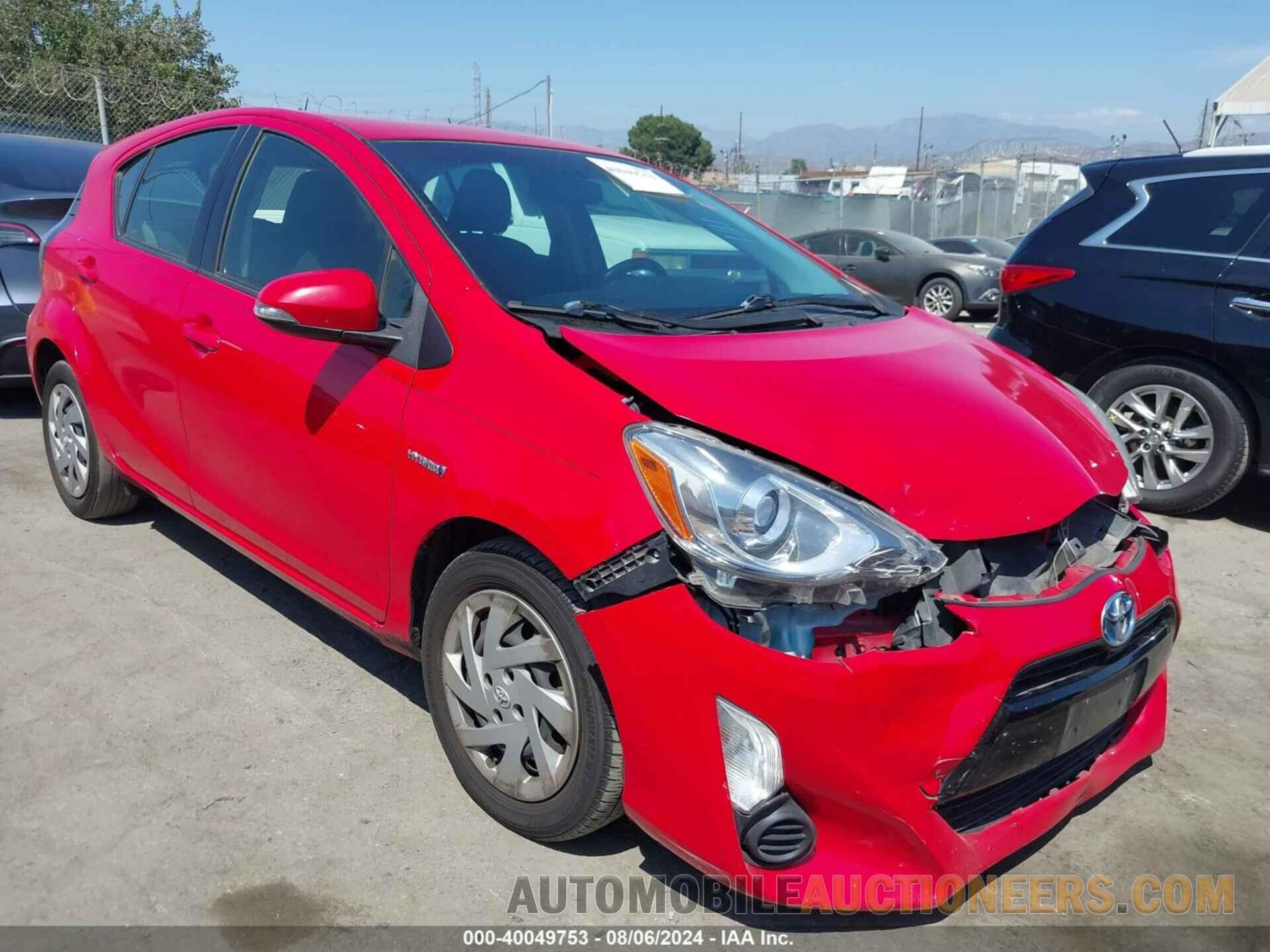 JTDKDTB3XF1099869 TOYOTA PRIUS C 2015