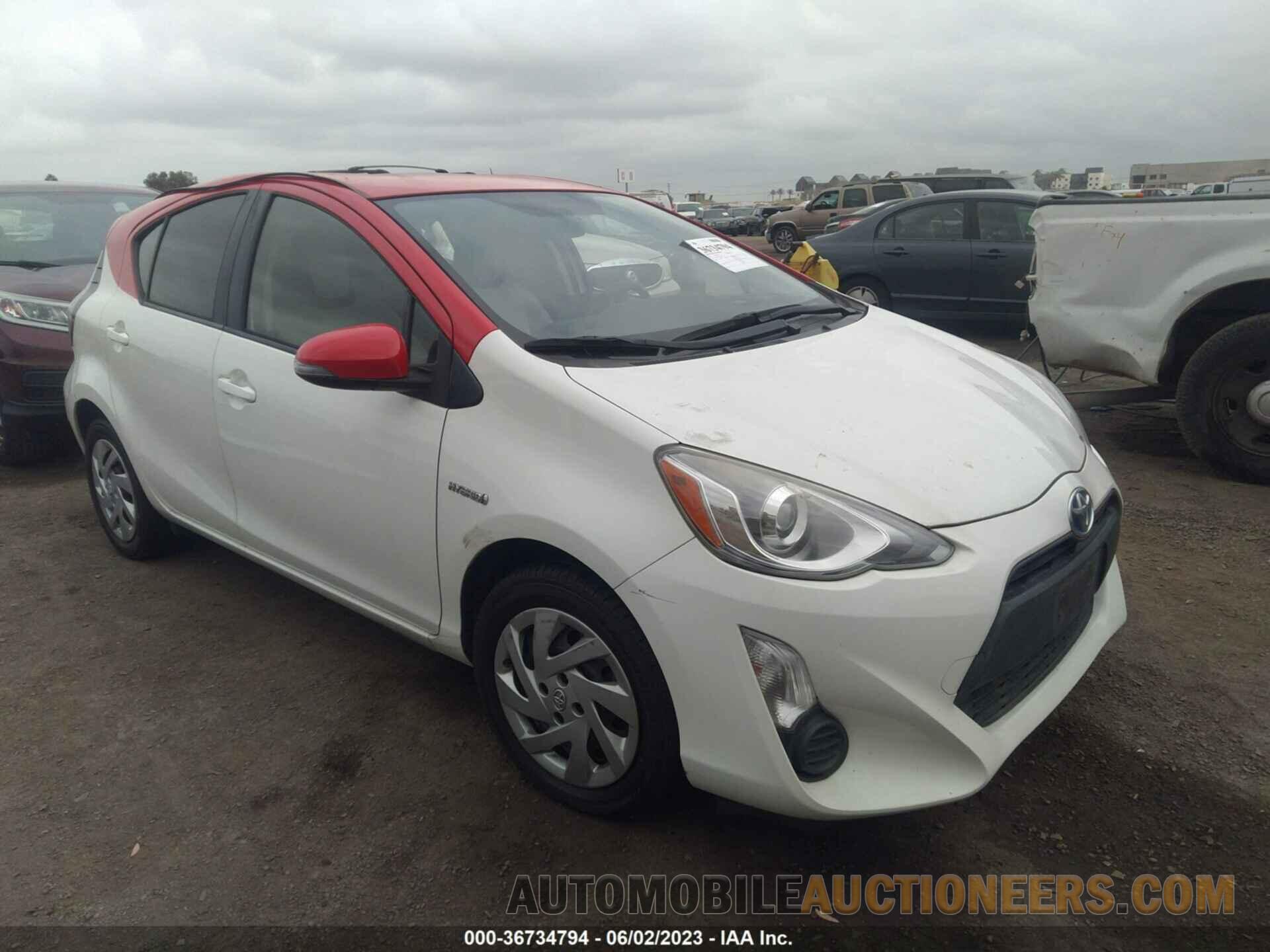 JTDKDTB3XF1110823 TOYOTA PRIUS C 2015