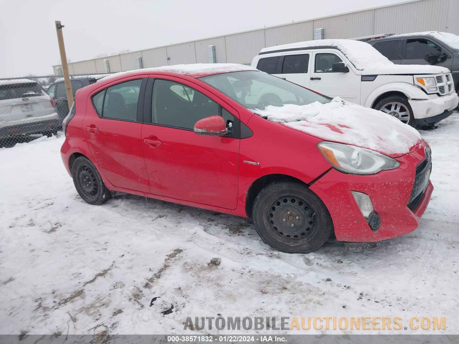 JTDKDTB3XF1586862 TOYOTA PRIUS C 2015