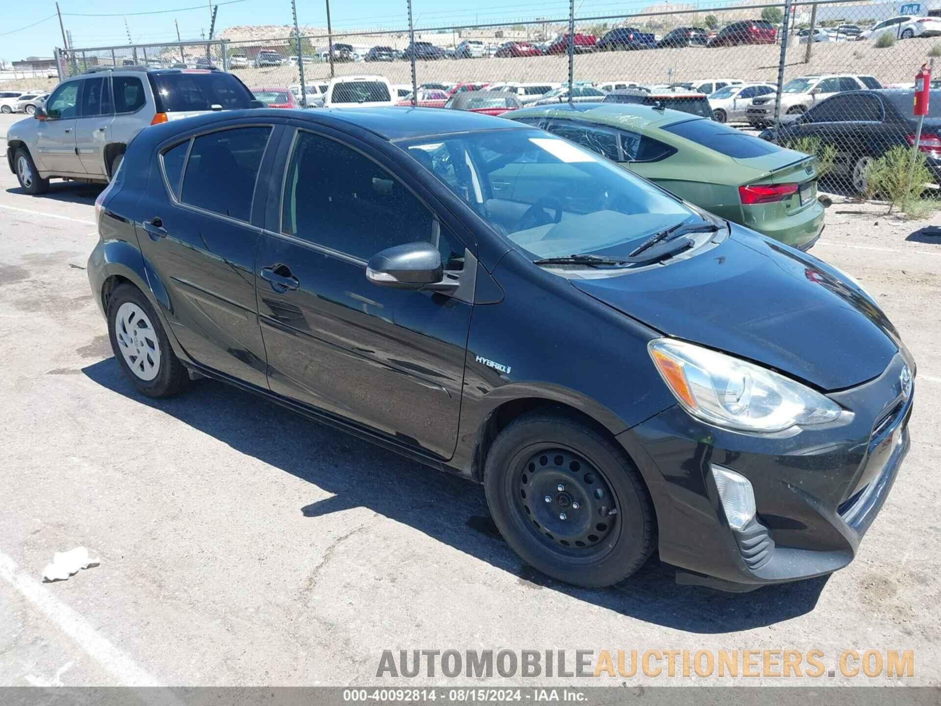 JTDKDTB3XG1121189 TOYOTA PRIUS C 2016