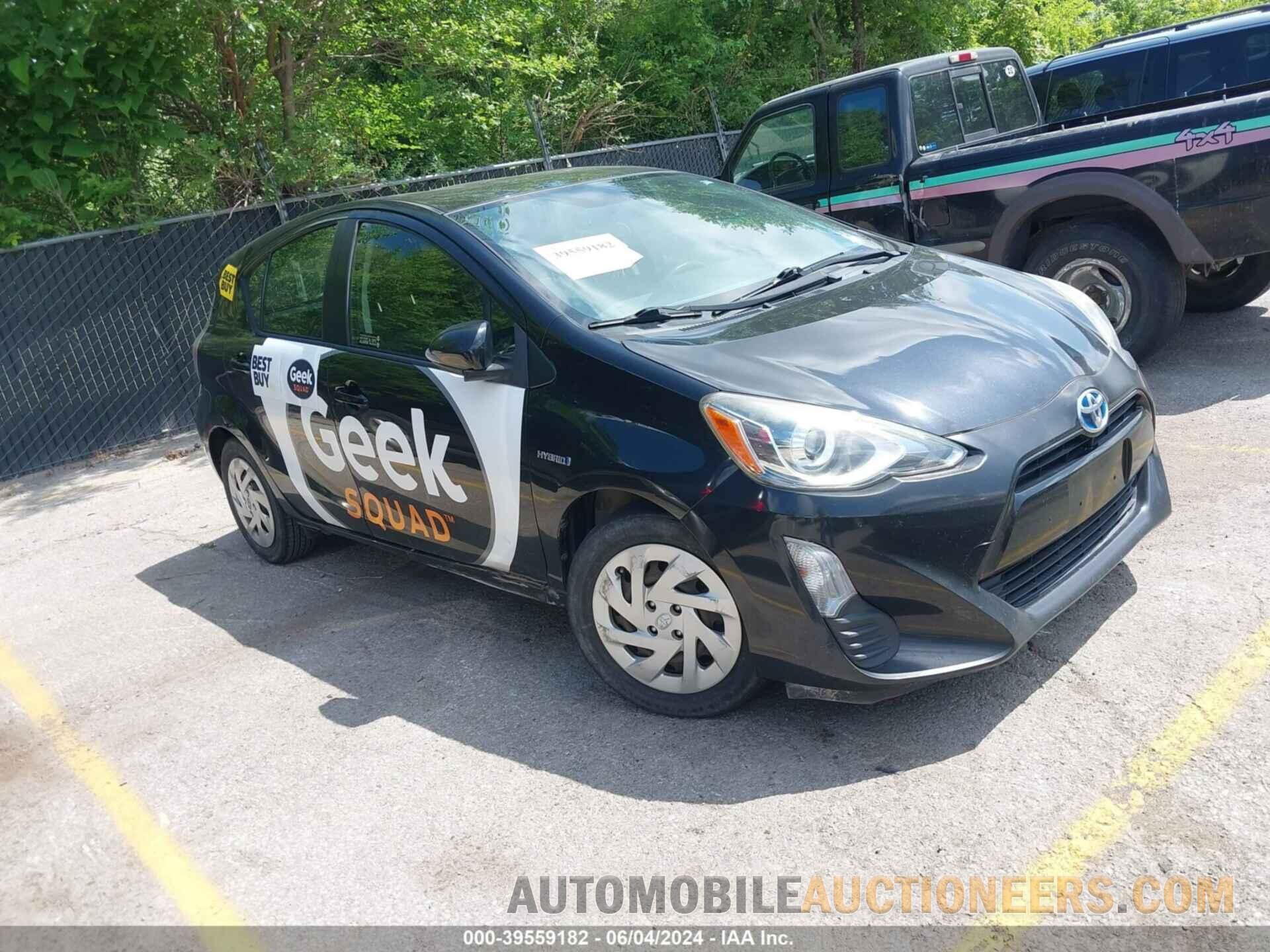 JTDKDTB3XG1121337 TOYOTA PRIUS C 2016