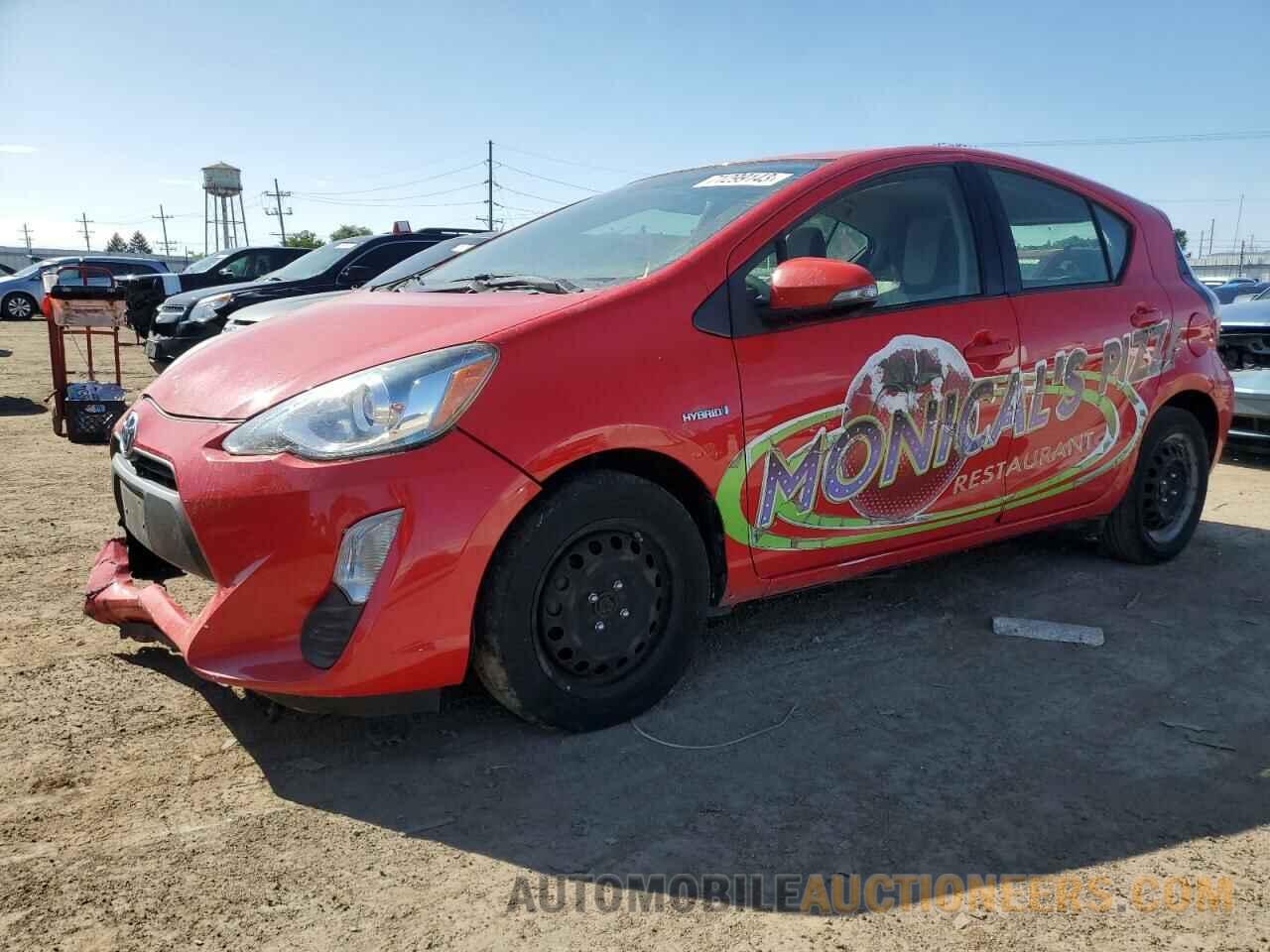 JTDKDTB3XG1134167 TOYOTA PRIUS 2016