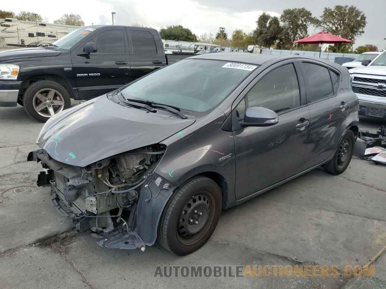 JTDKDTB3XG1134797 TOYOTA PRIUS 2016