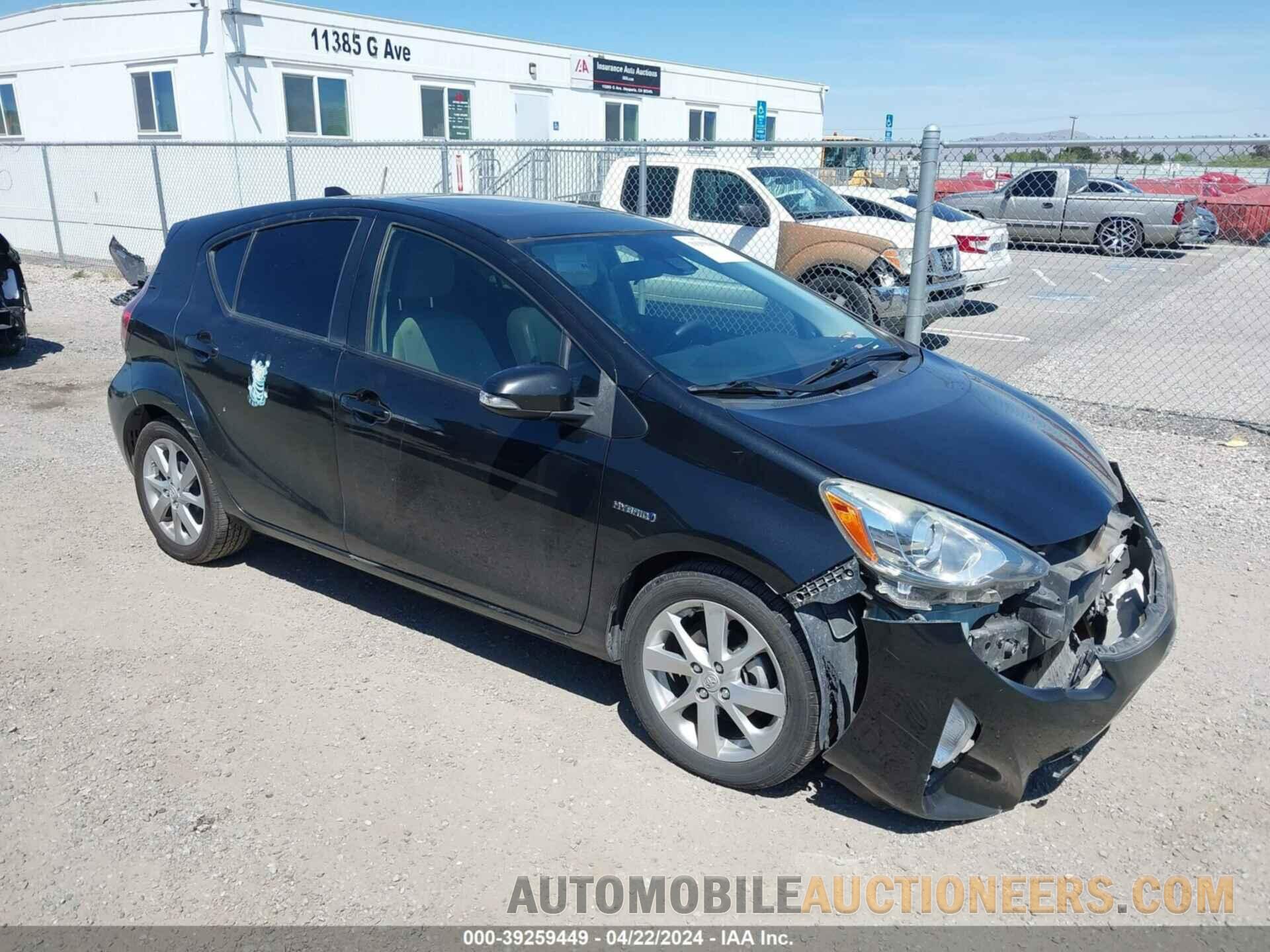 JTDKDTB3XG1135299 TOYOTA PRIUS C 2016