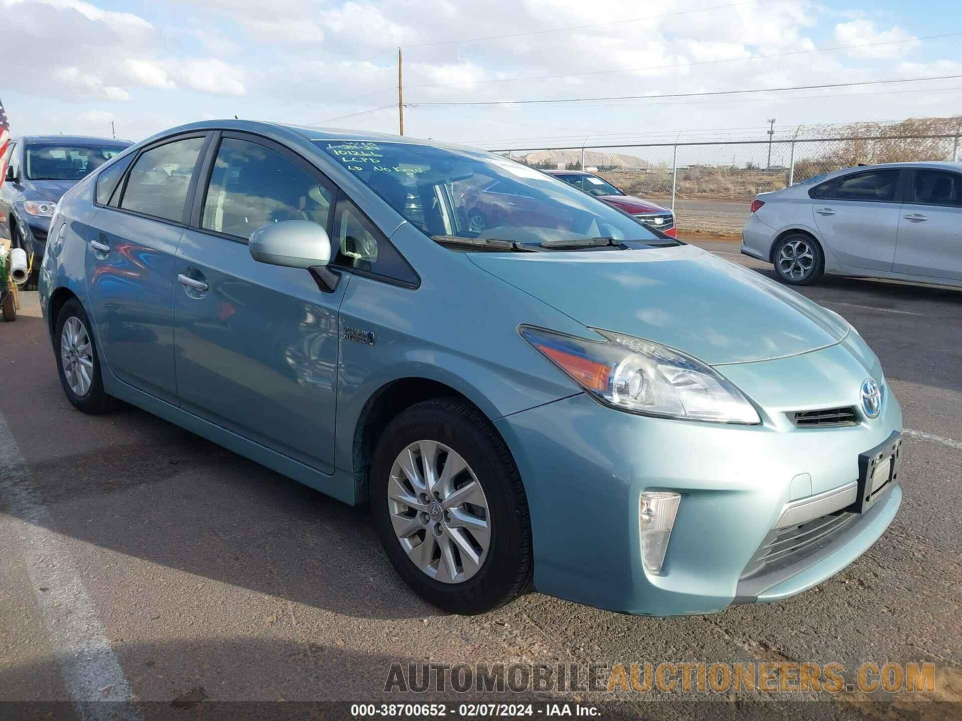 JTDKN3DP8F3075345 TOYOTA PRIUS PLUG-IN 2015