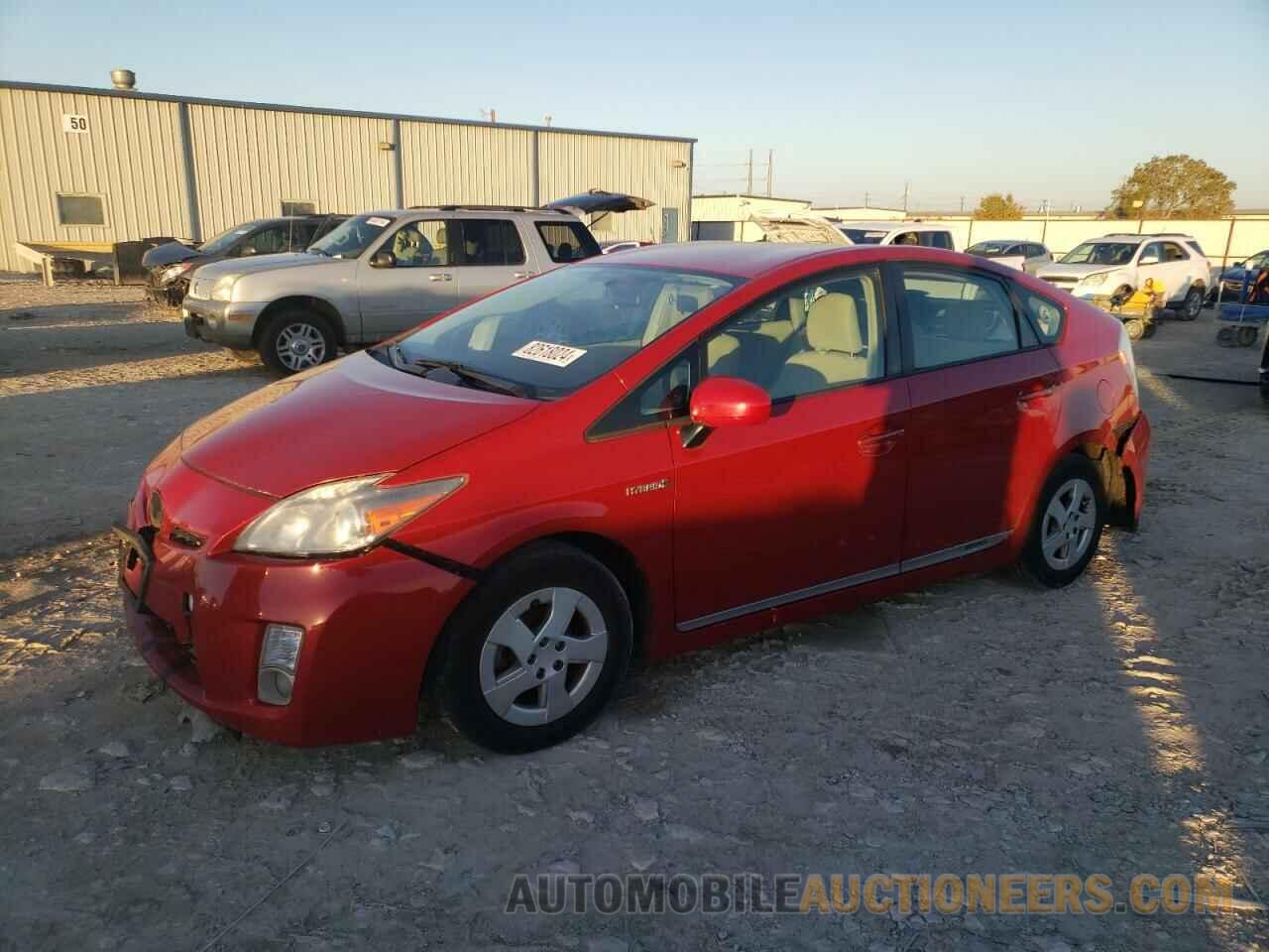 JTDKN3DU0B0284287 TOYOTA PRIUS 2011