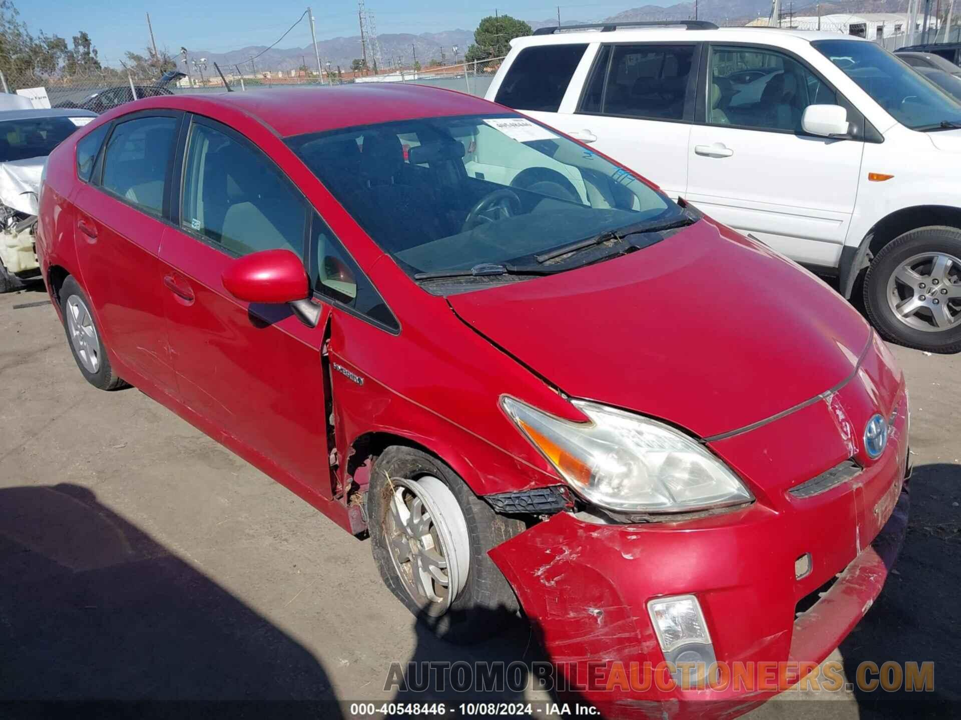 JTDKN3DU0B0315215 TOYOTA PRIUS 2011