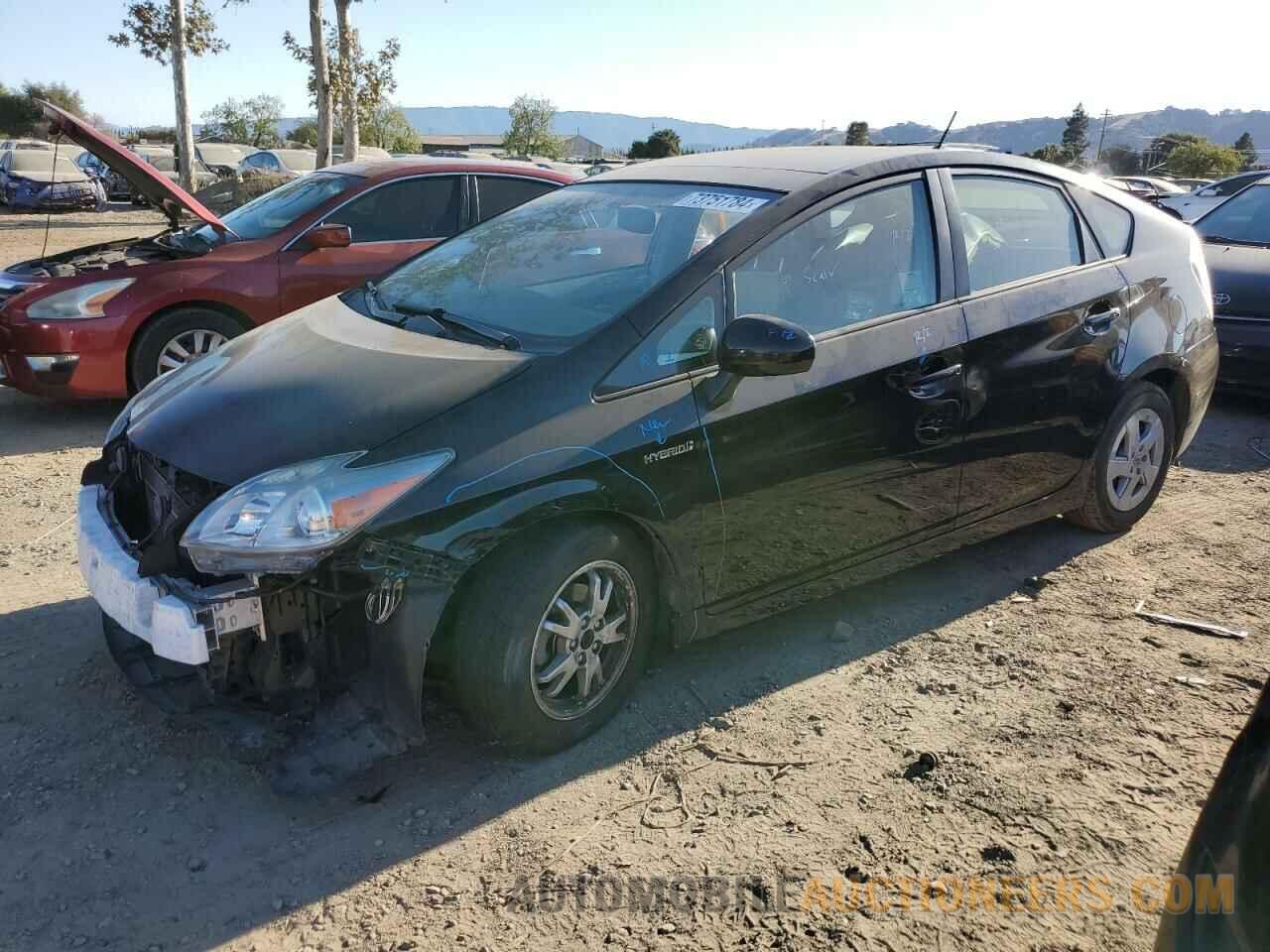 JTDKN3DU0B1445201 TOYOTA PRIUS 2011