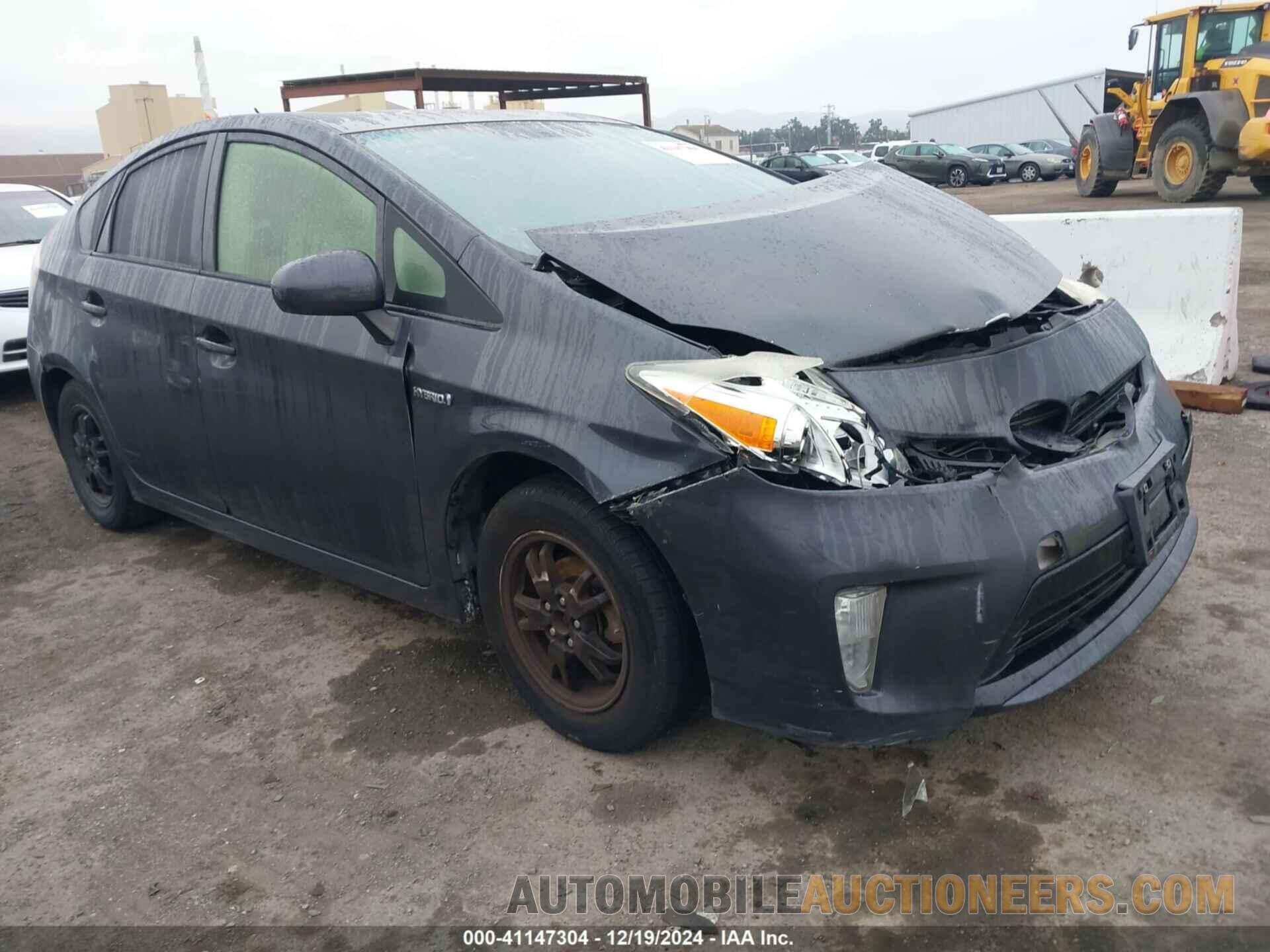 JTDKN3DU0C1507519 TOYOTA PRIUS 2012